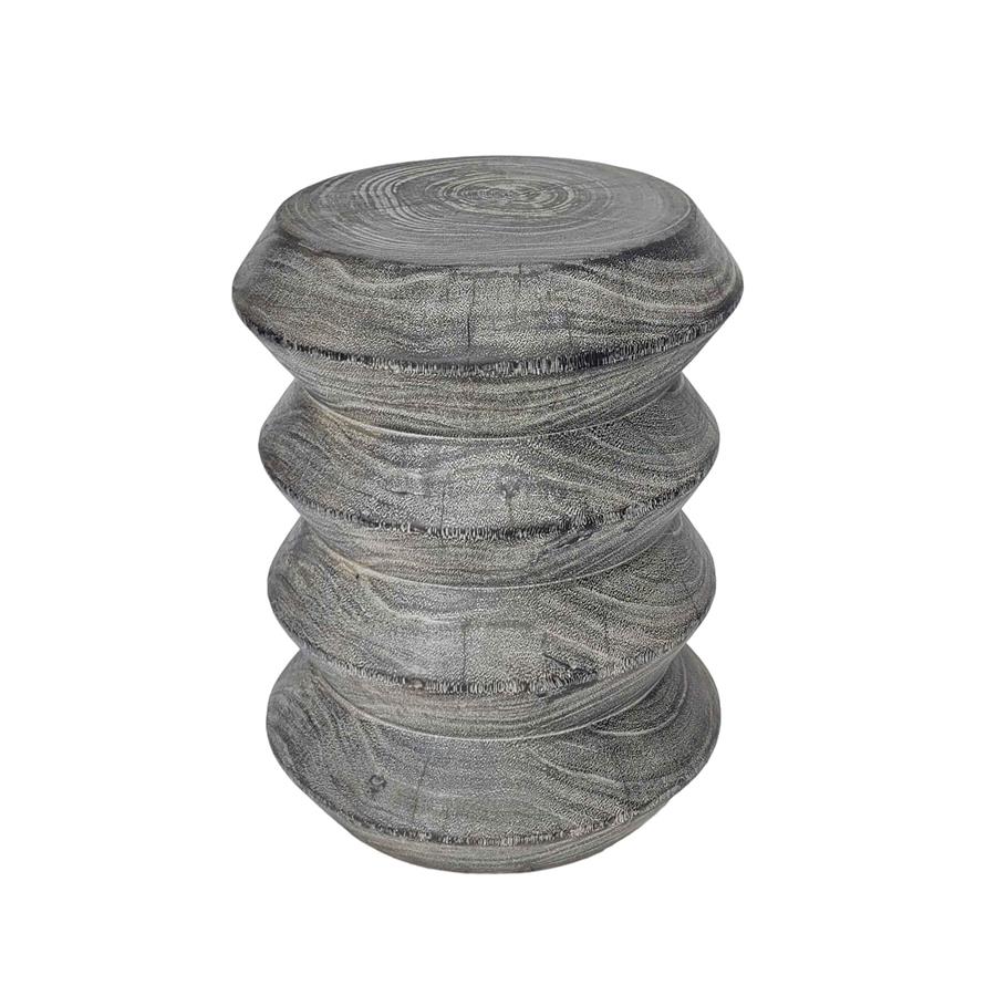 Vinci side table brown round 35 cm - Tower Living