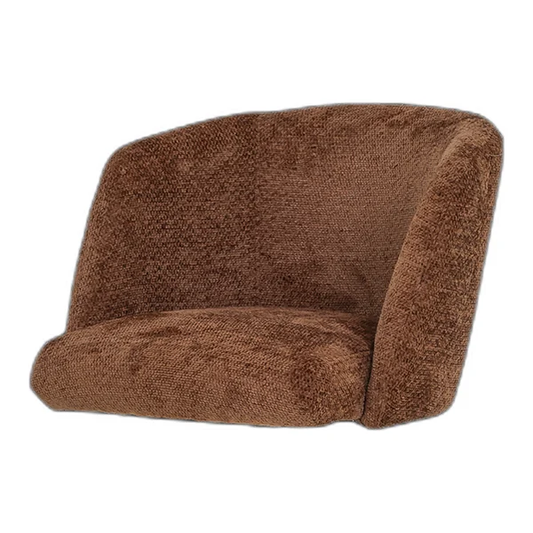 De Cuvio Armstoel - Movie 12 Taupe in een sfeervolle woonkamer met getextureerde muren en een bijzettafel - Tower Living - Movie 96 Hazel