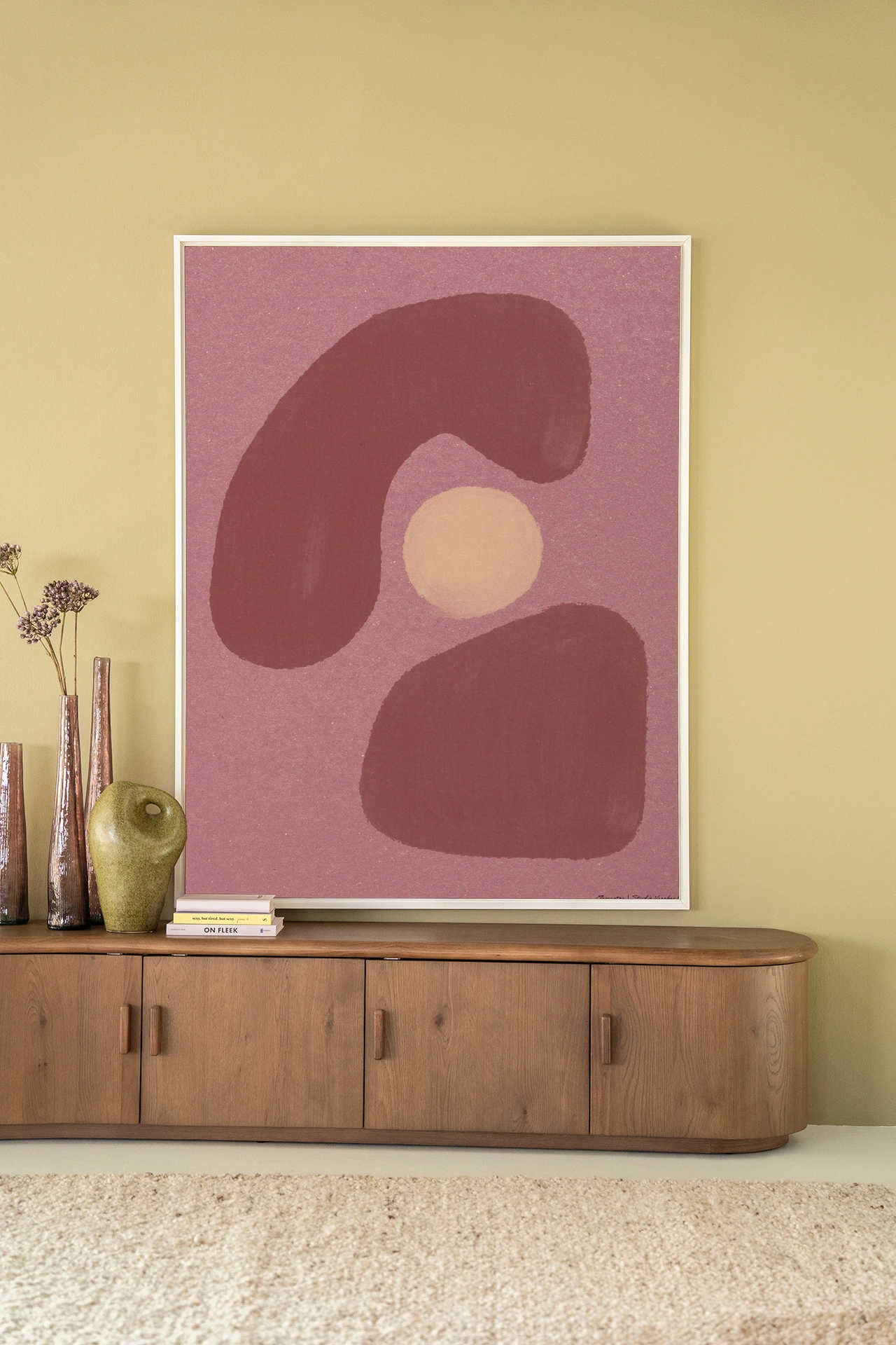 Tapiz de pared Elementa Morado 1 - Urban Cotton