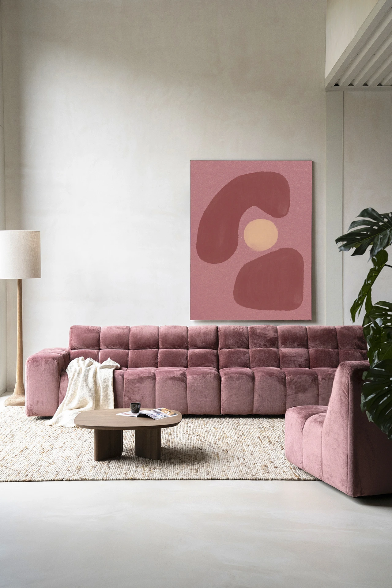 Tapiz de pared Elementa Morado 1 - Urban Cotton