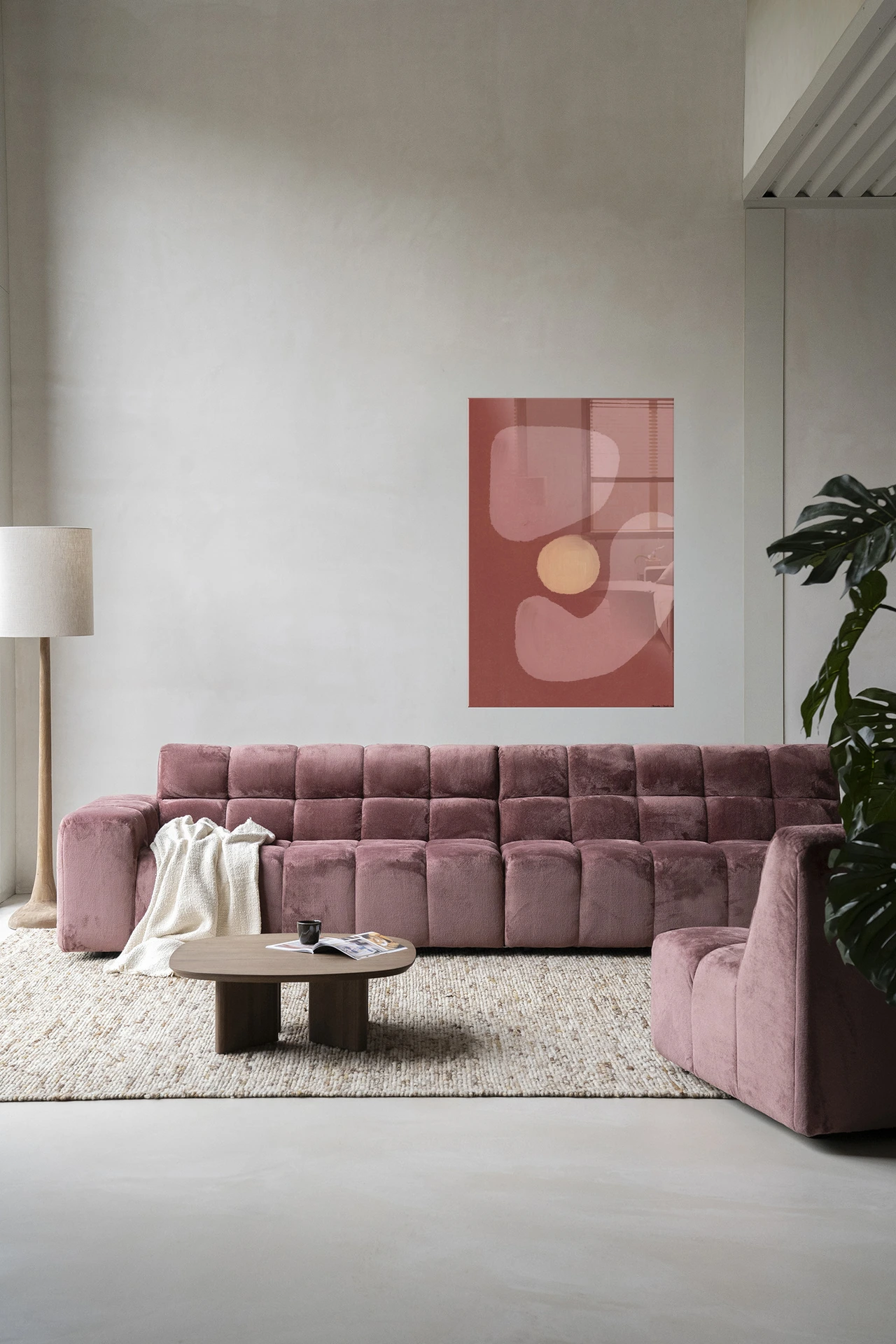 Tapiz de pared Elementa Morado 2 - Urban Cotton