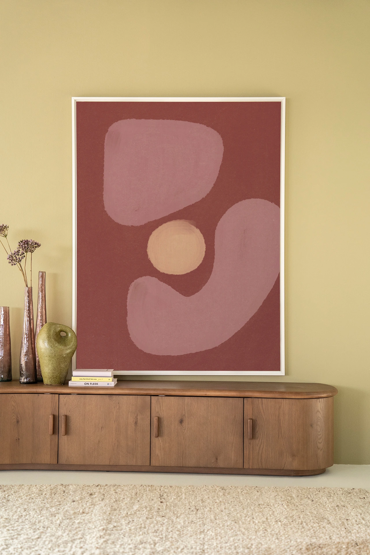 Tapiz de pared Elementa Morado 2 - Urban Cotton