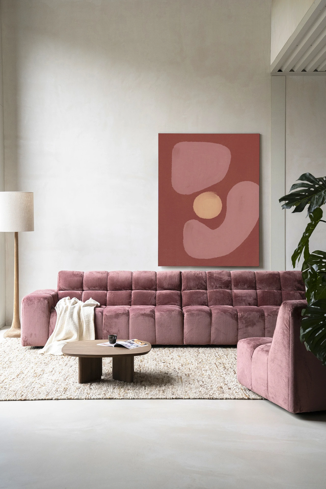 Tapiz de pared Elementa Morado 2 - Urban Cotton