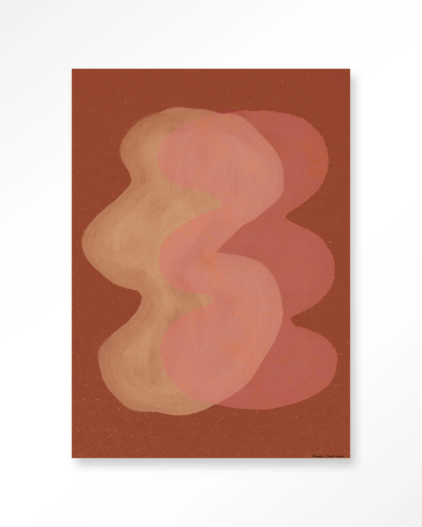 Wall Hanging Elementa Rossa 2 - Urban Cotton - Urban Cotton
