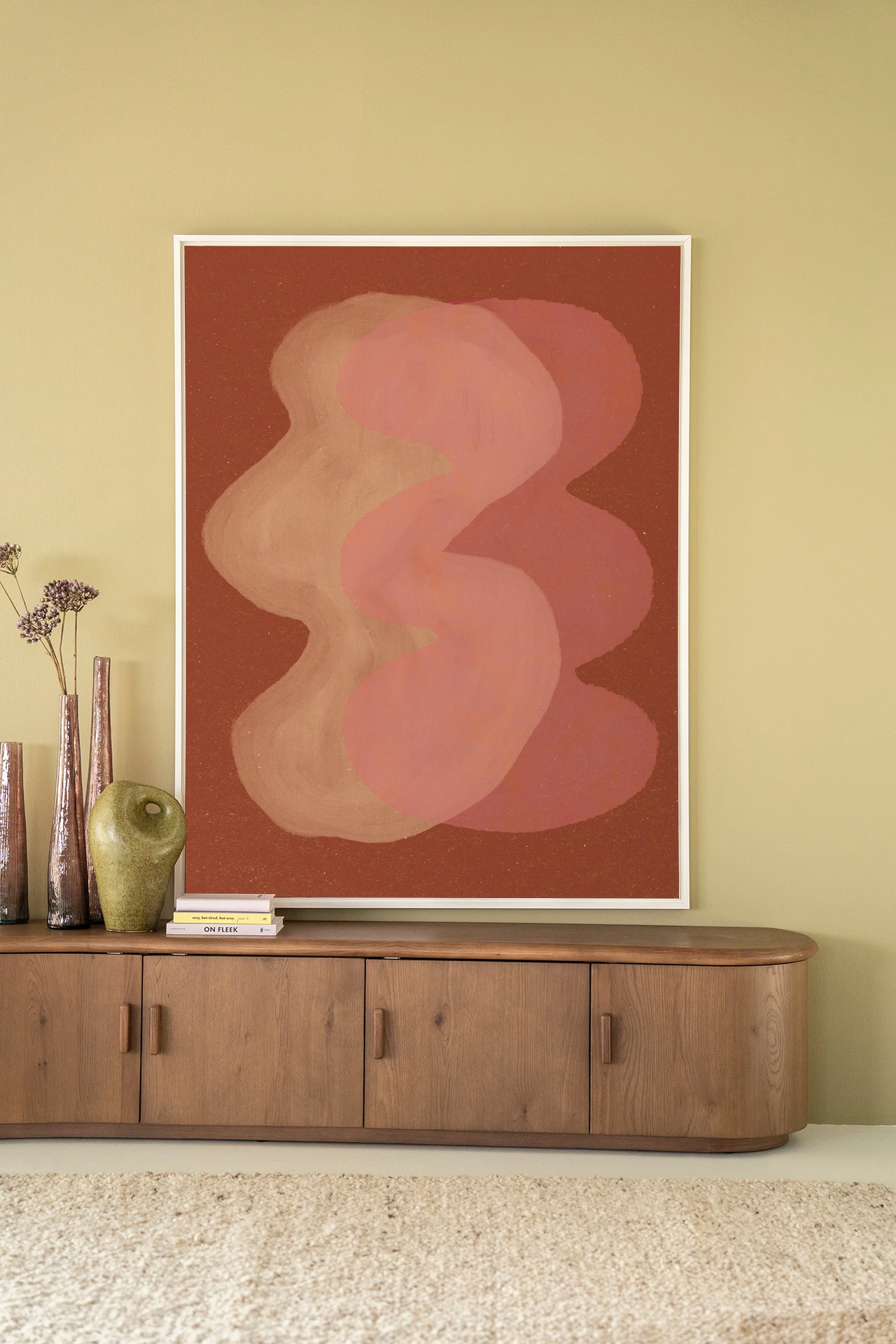 Tapiz de pared Elementa Rossa 2 - Urban Cotton