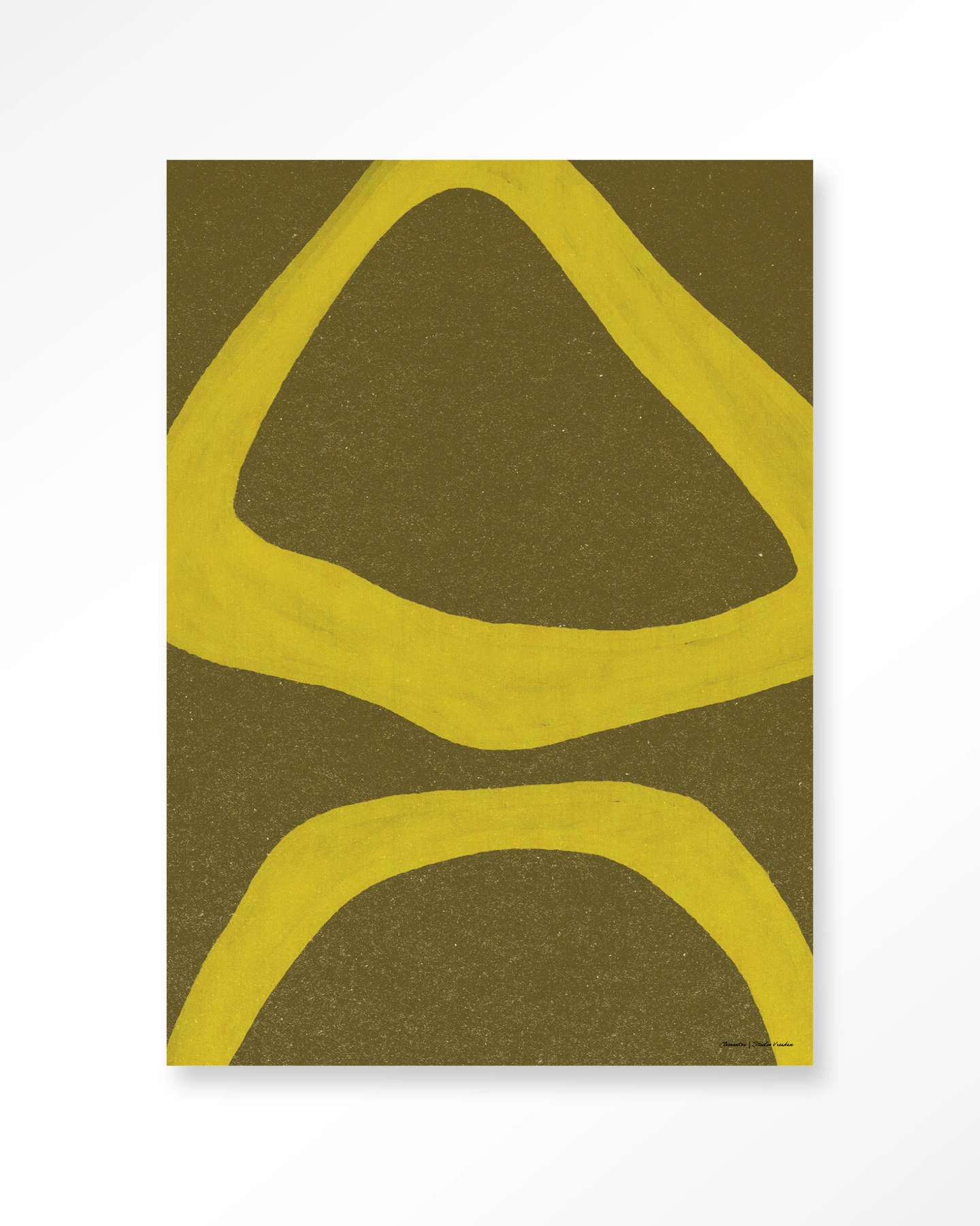 Wall Hanging Elementa Verde 1 - Urban Cotton - Urban Cotton