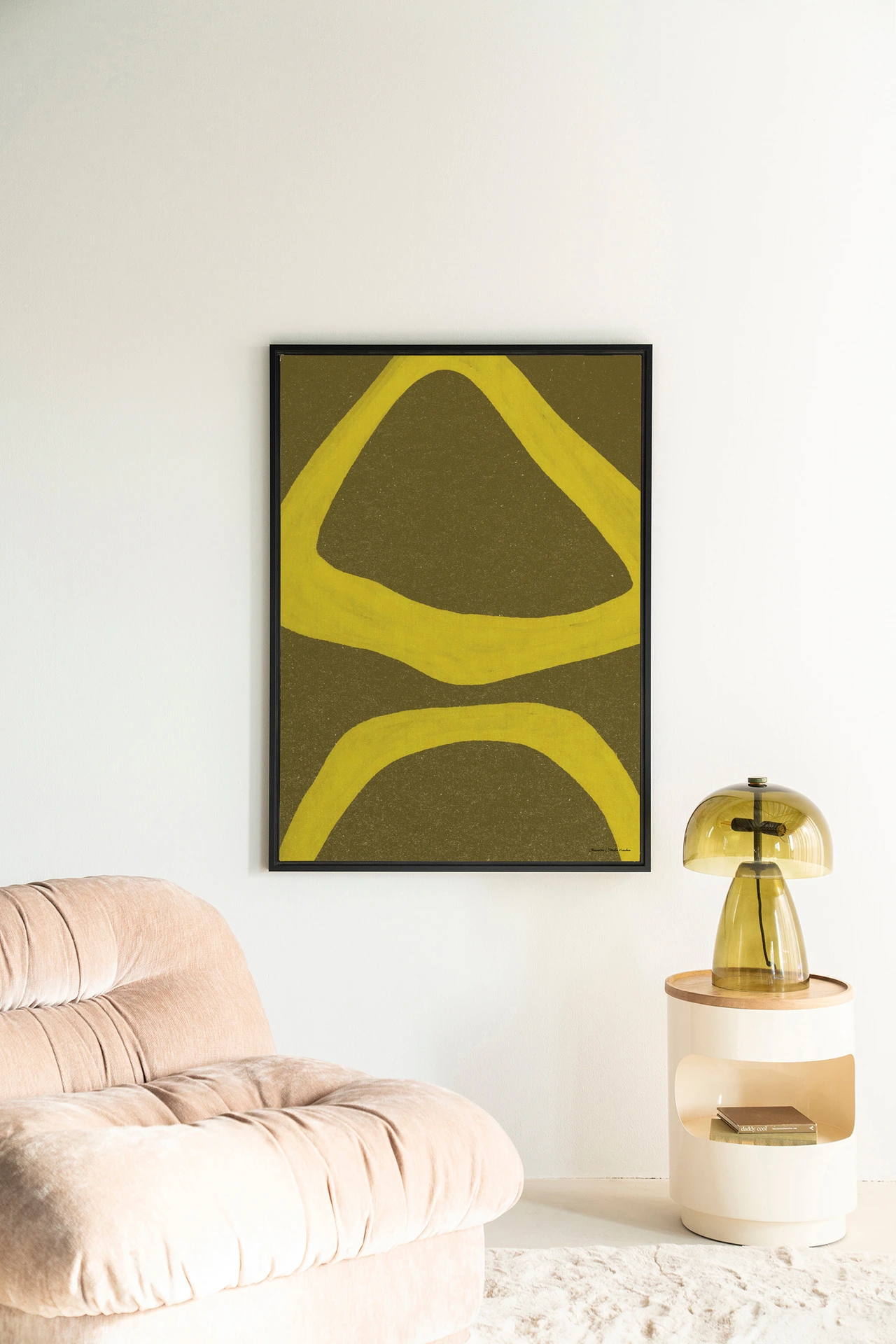 Tapiz de pared Elementa Verde 1 - Urban Cotton