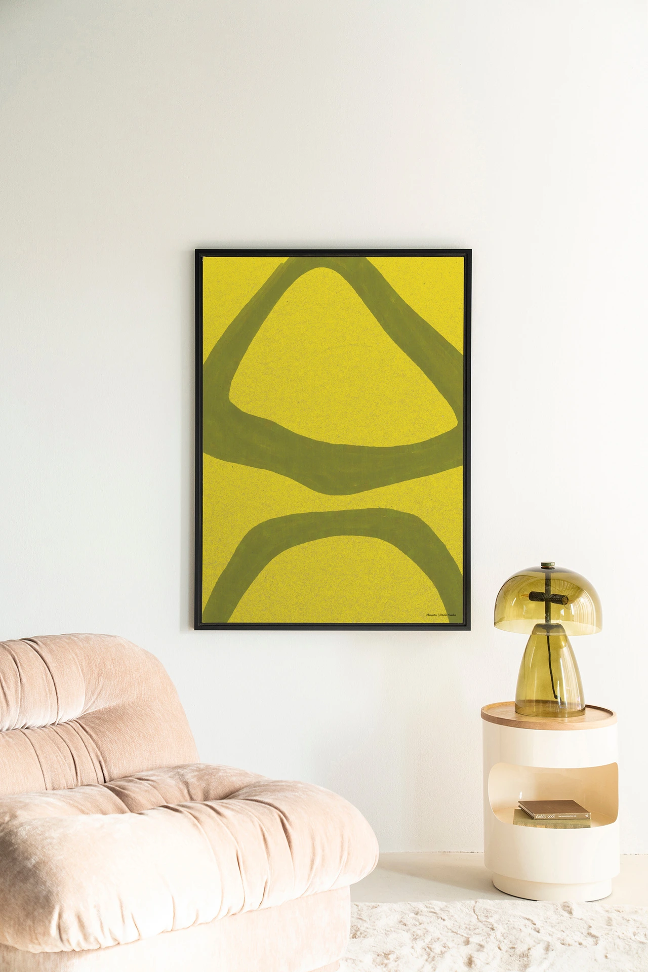 Tapiz de pared Elementa Verde 2 - Urban Cotton