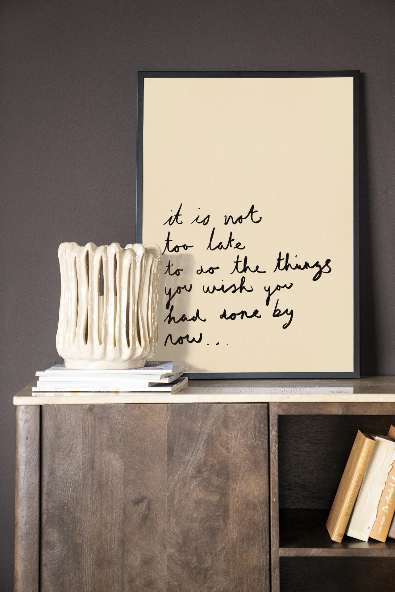 Tapiz de pared Not Too Late - Urban Cotton
