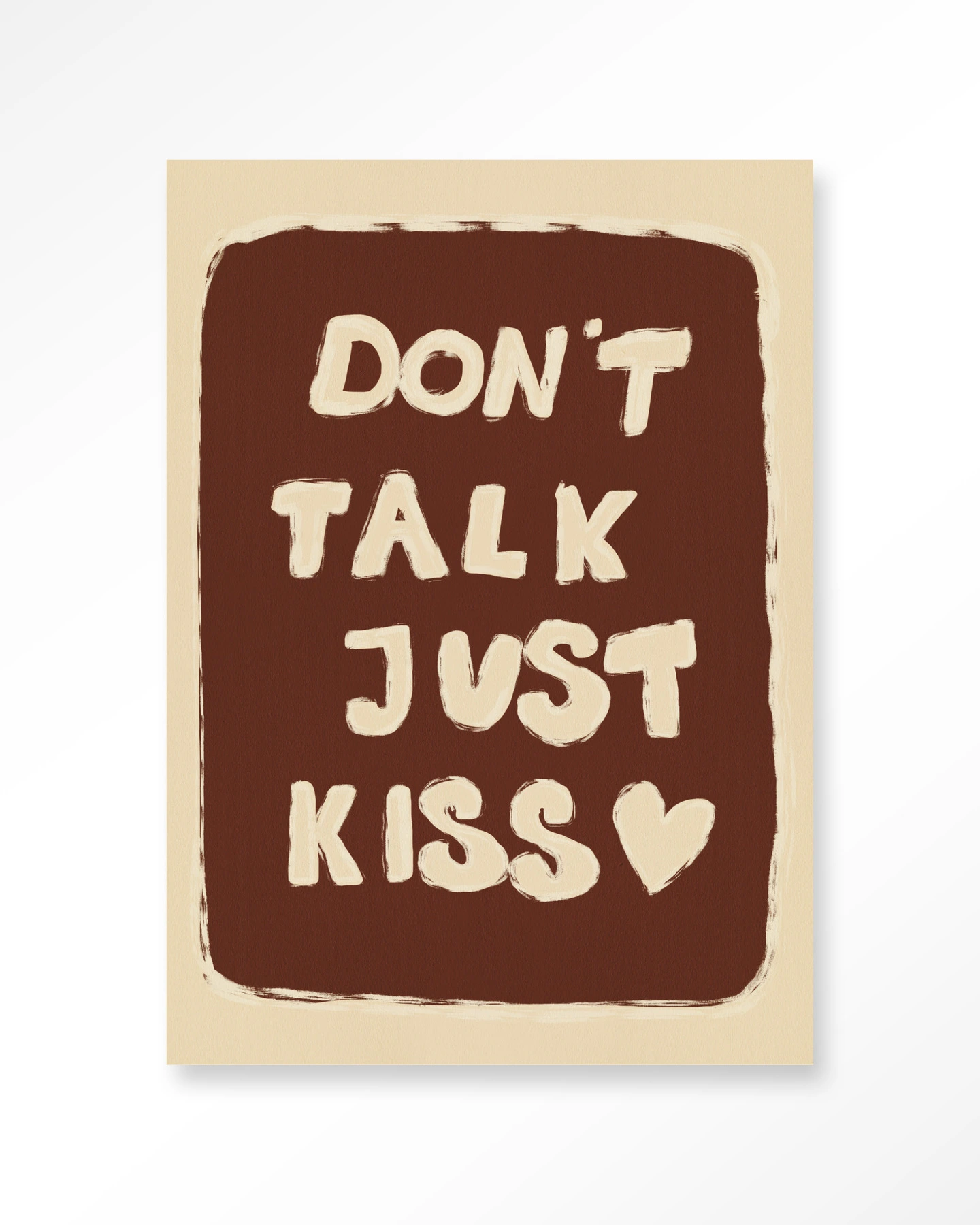 Wall Hanging Just Kiss - Urban Cotton - Urban Cotton