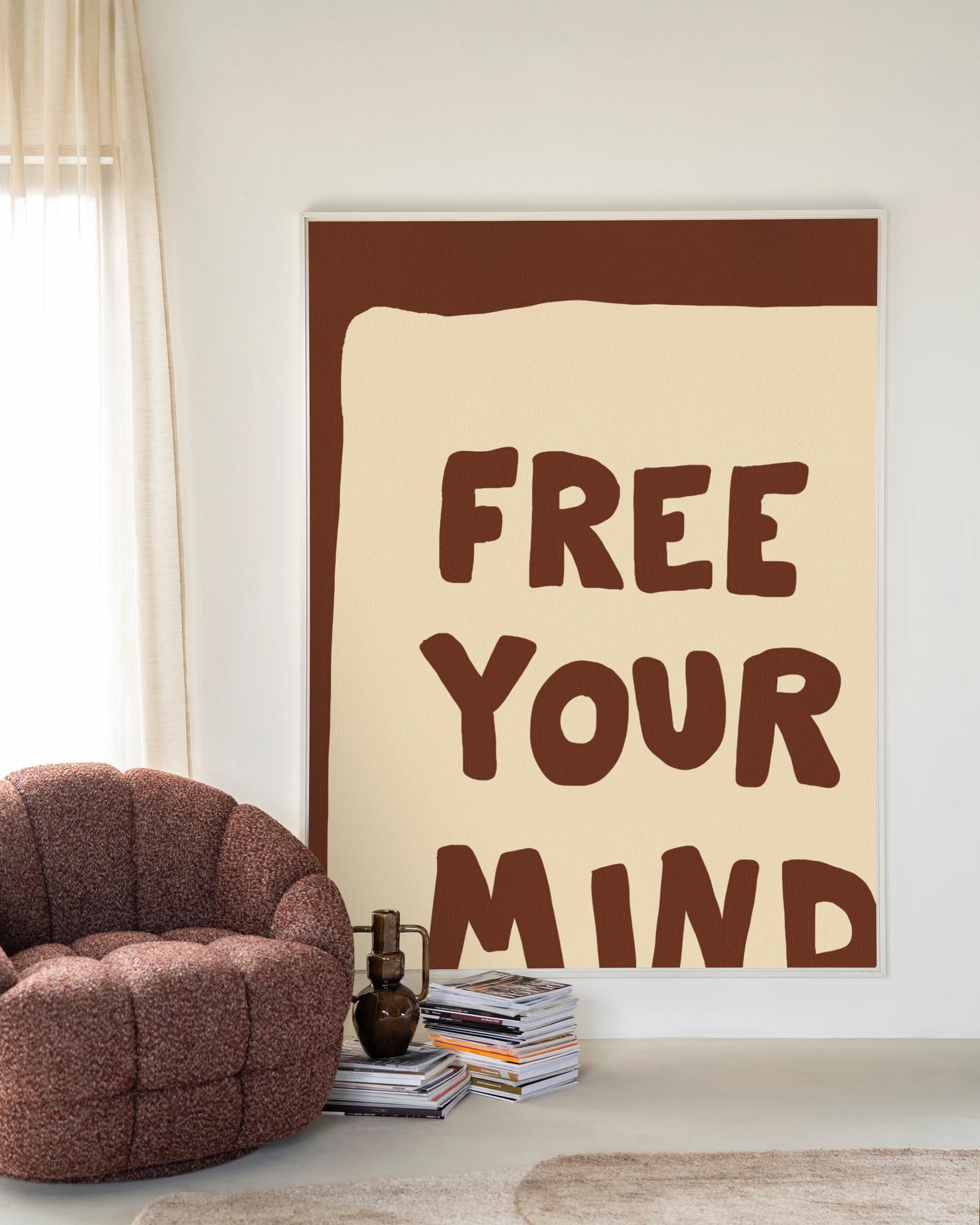 Tapiz de pared Free Your Mind - Urban Cotton