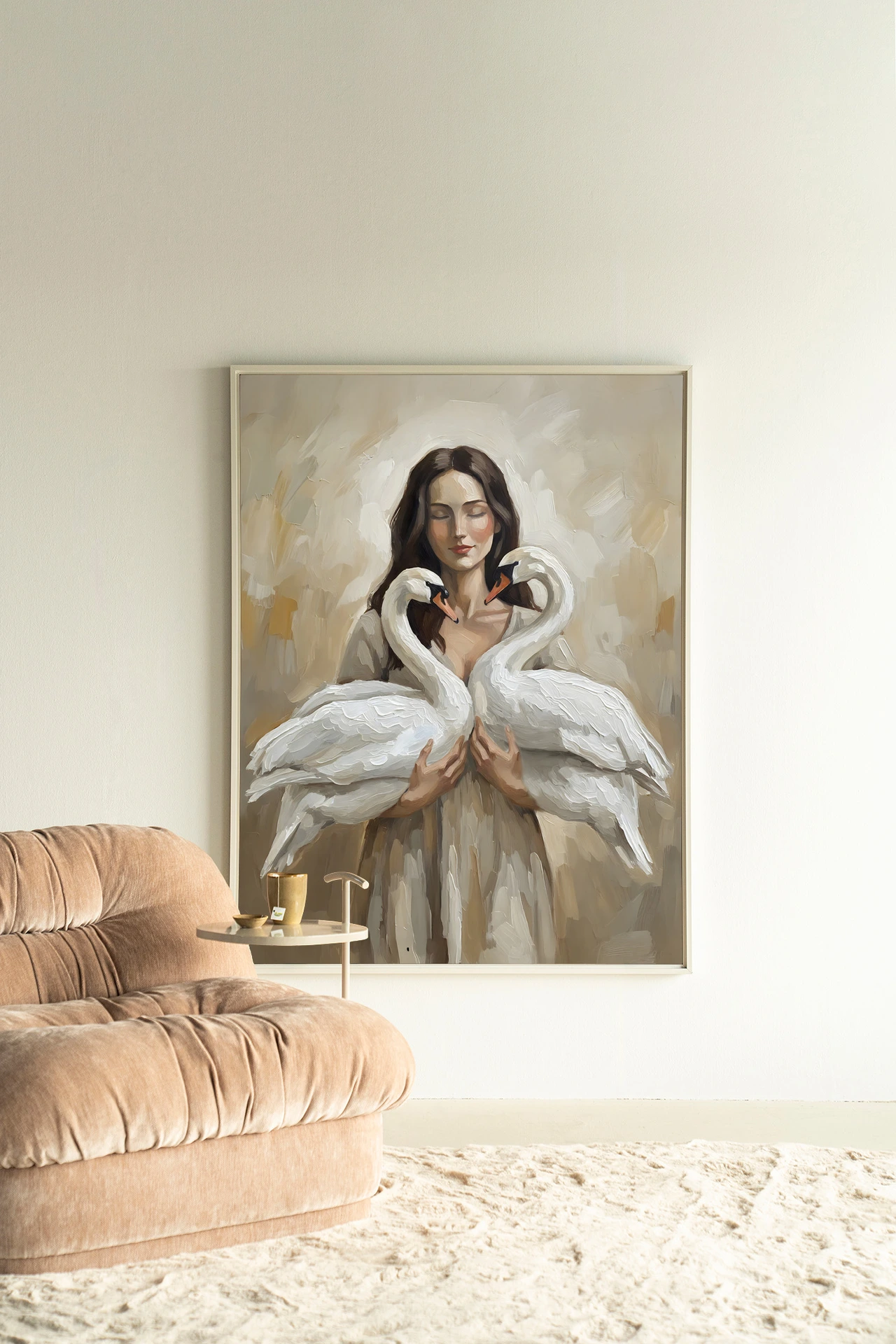 Tapiz de pared Swan Children - Urban Cotton