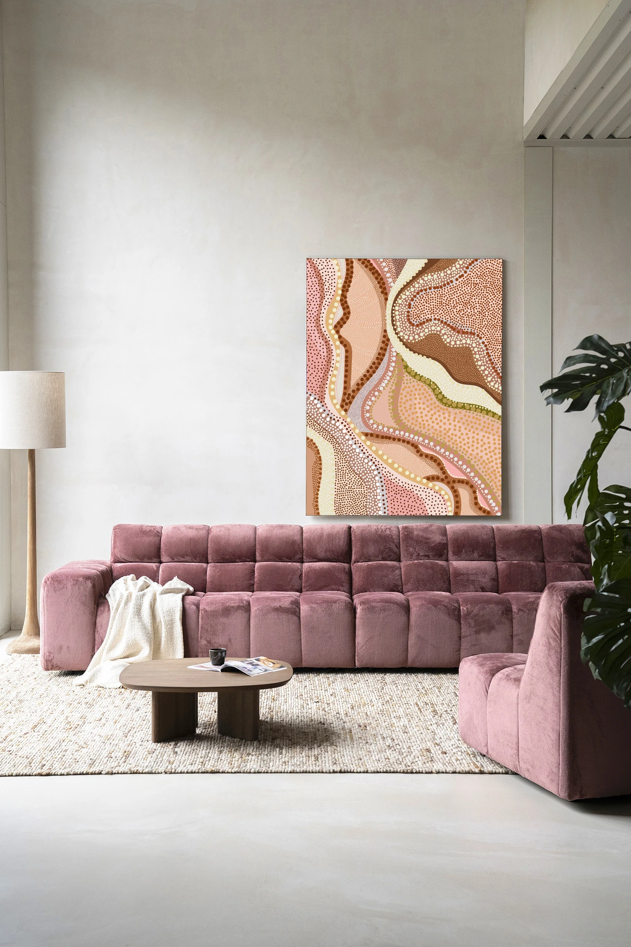 Tapiz de pared Vague - Urban Cotton