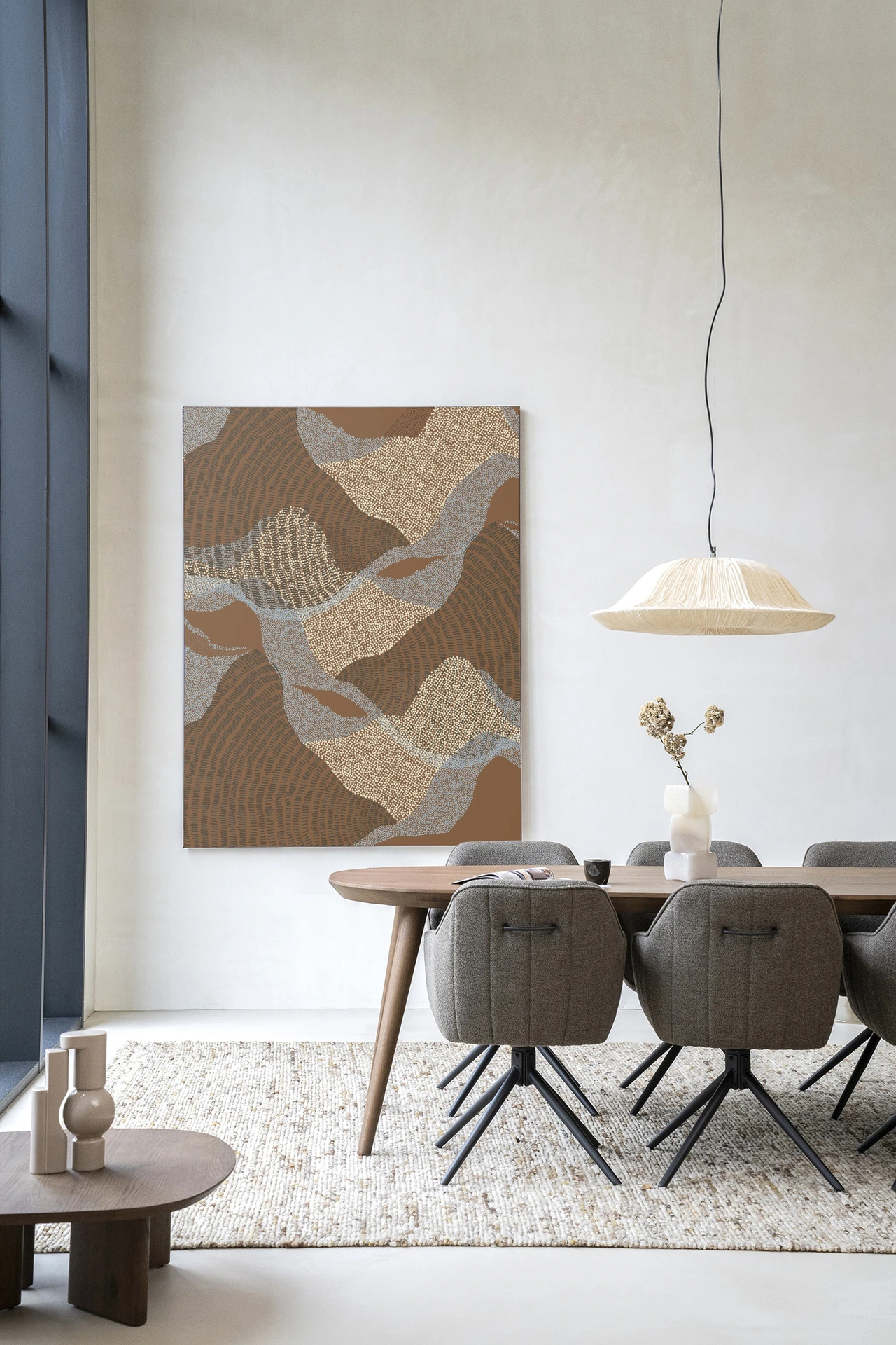 Tapiz de pared La Ondas 1 - Urban Cotton