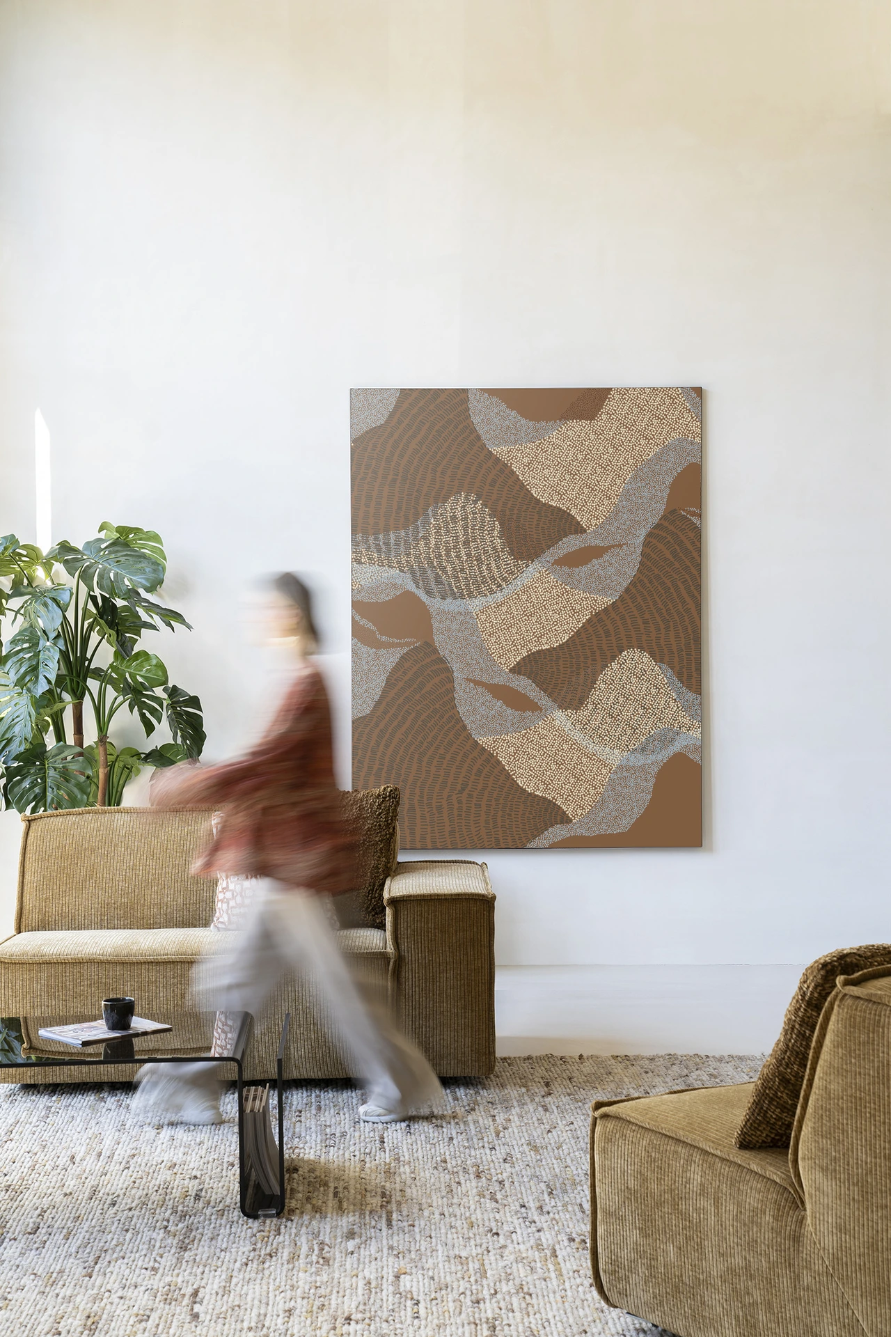 Tapiz de pared La Ondas 1 - Urban Cotton