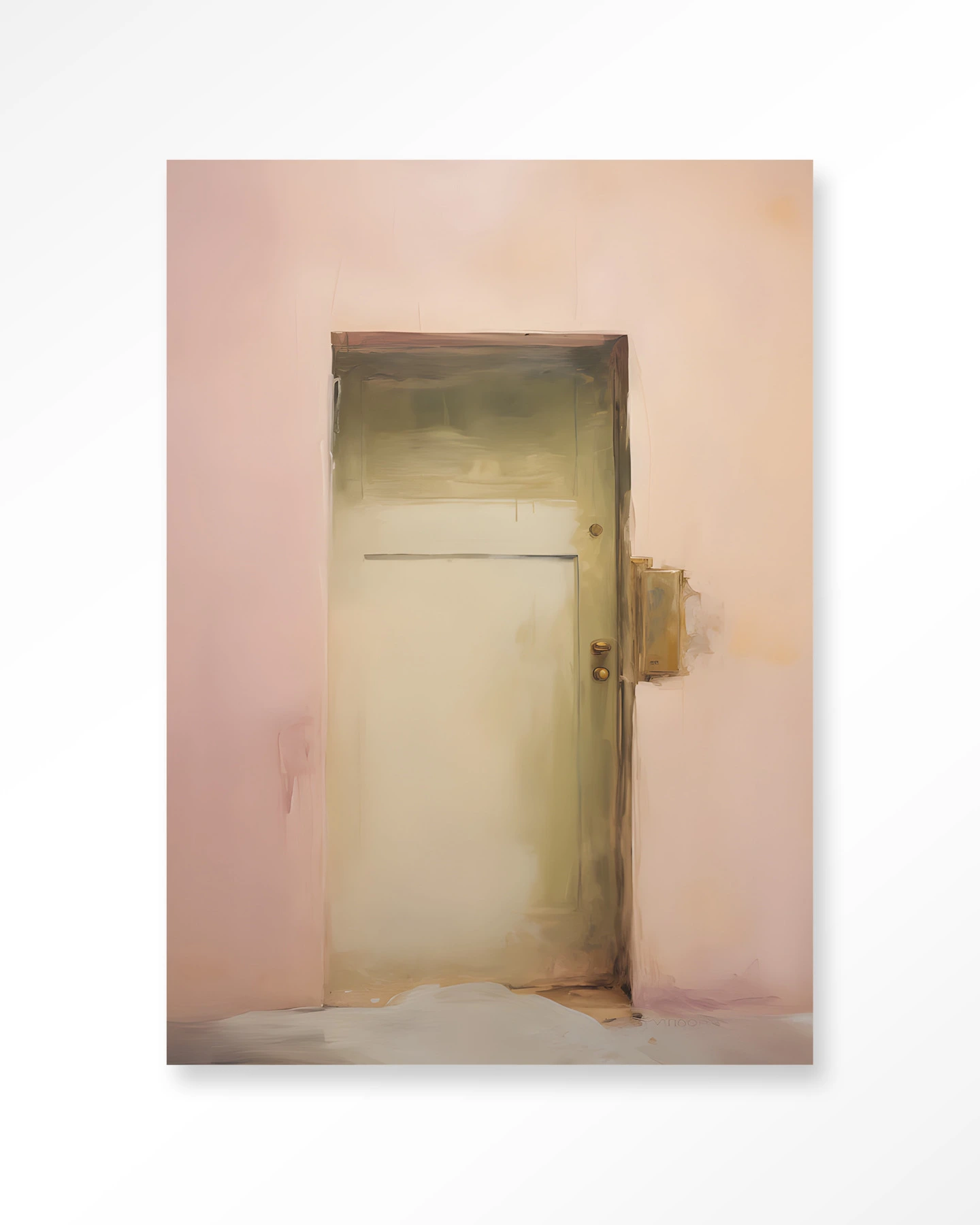 Wall Hanging Pink Door - Urban Cotton - Urban Cotton