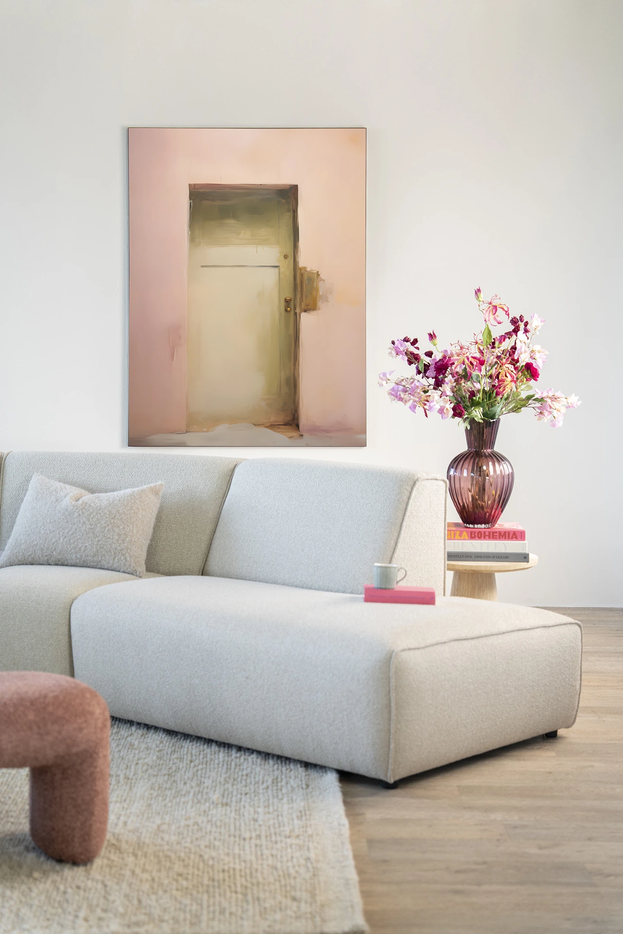 Wandteppich Pink Door - Urban Cotton