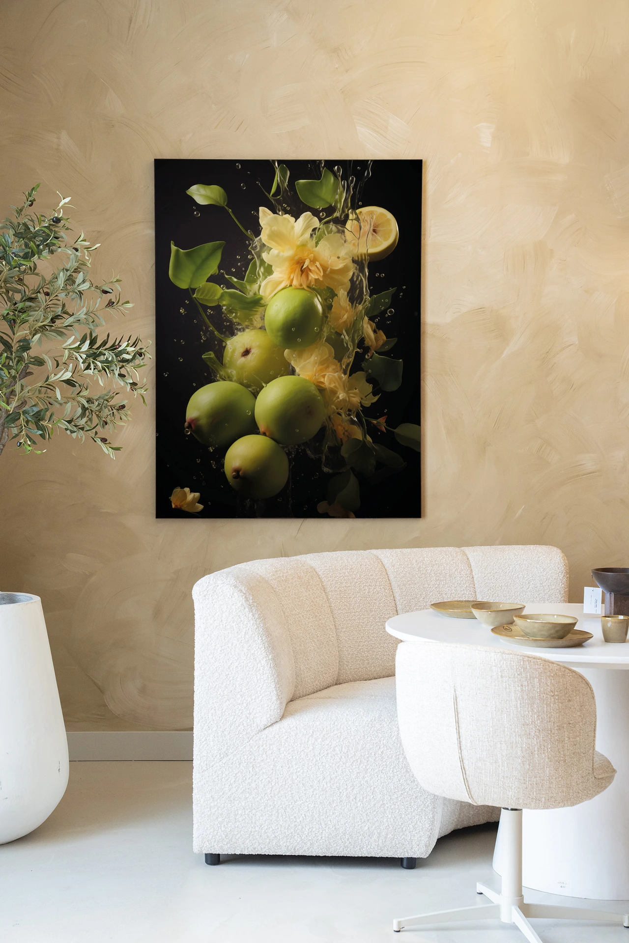 Wandteppich Green Fruit Explosion - Urban Cotton