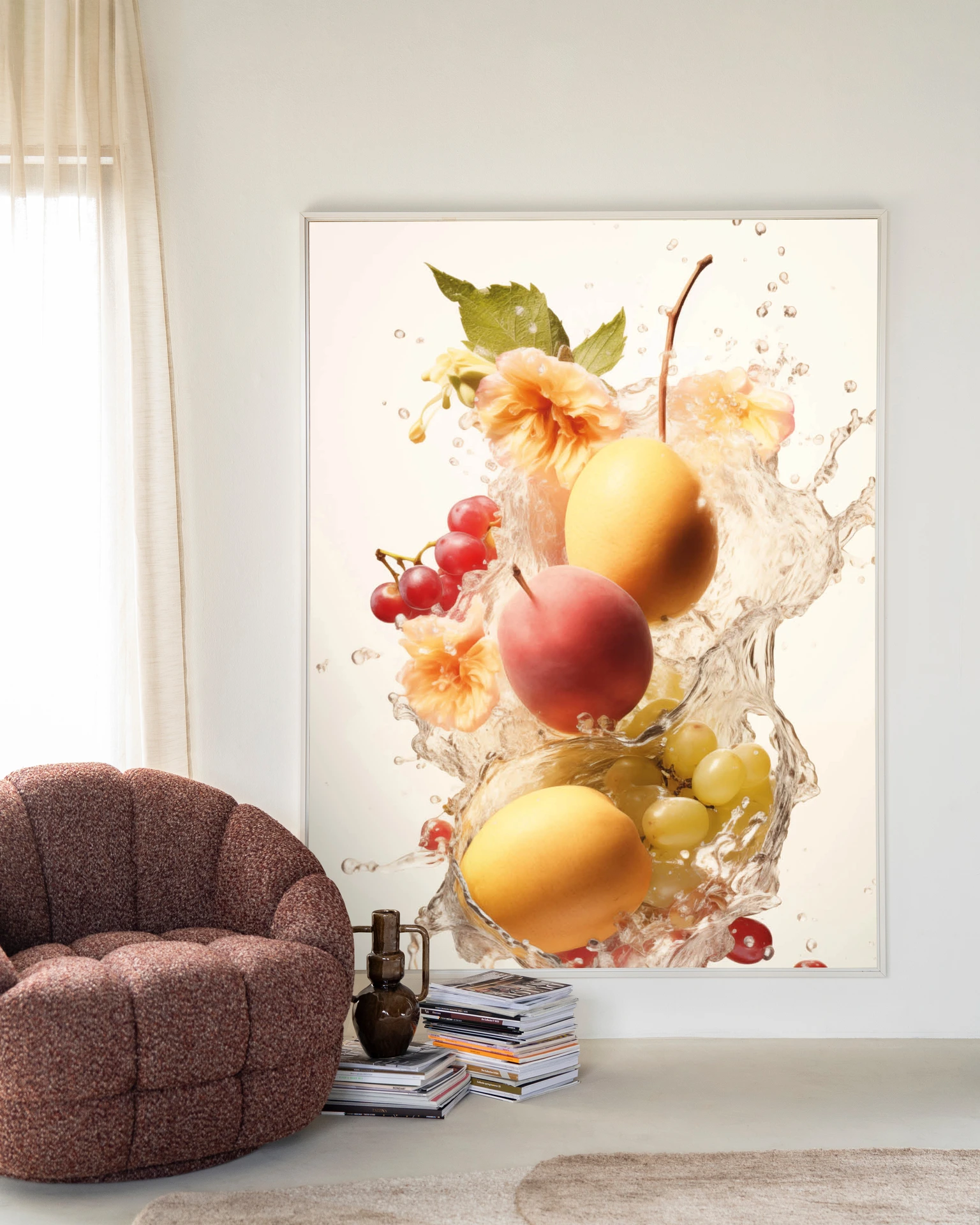 Tapiz de pared Peachy Fruit Explosion - Urban Cotton