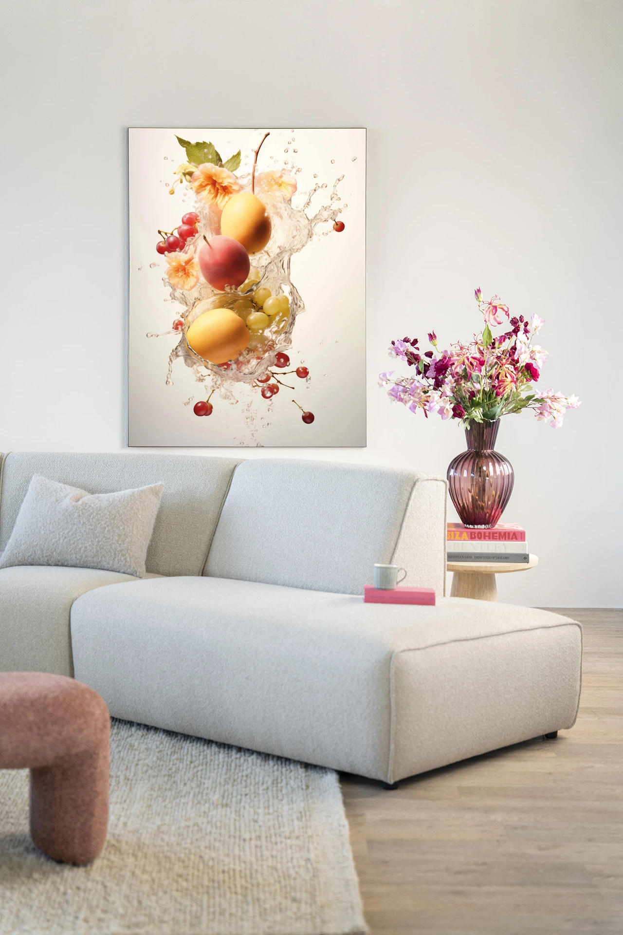 Tapiz de pared Peachy Fruit Explosion - Urban Cotton