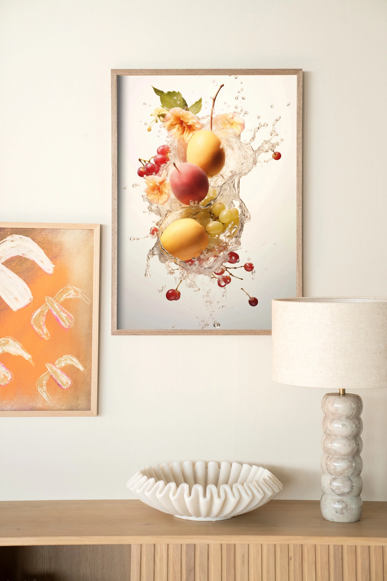 Tapiz de pared Peachy Fruit Explosion - Urban Cotton
