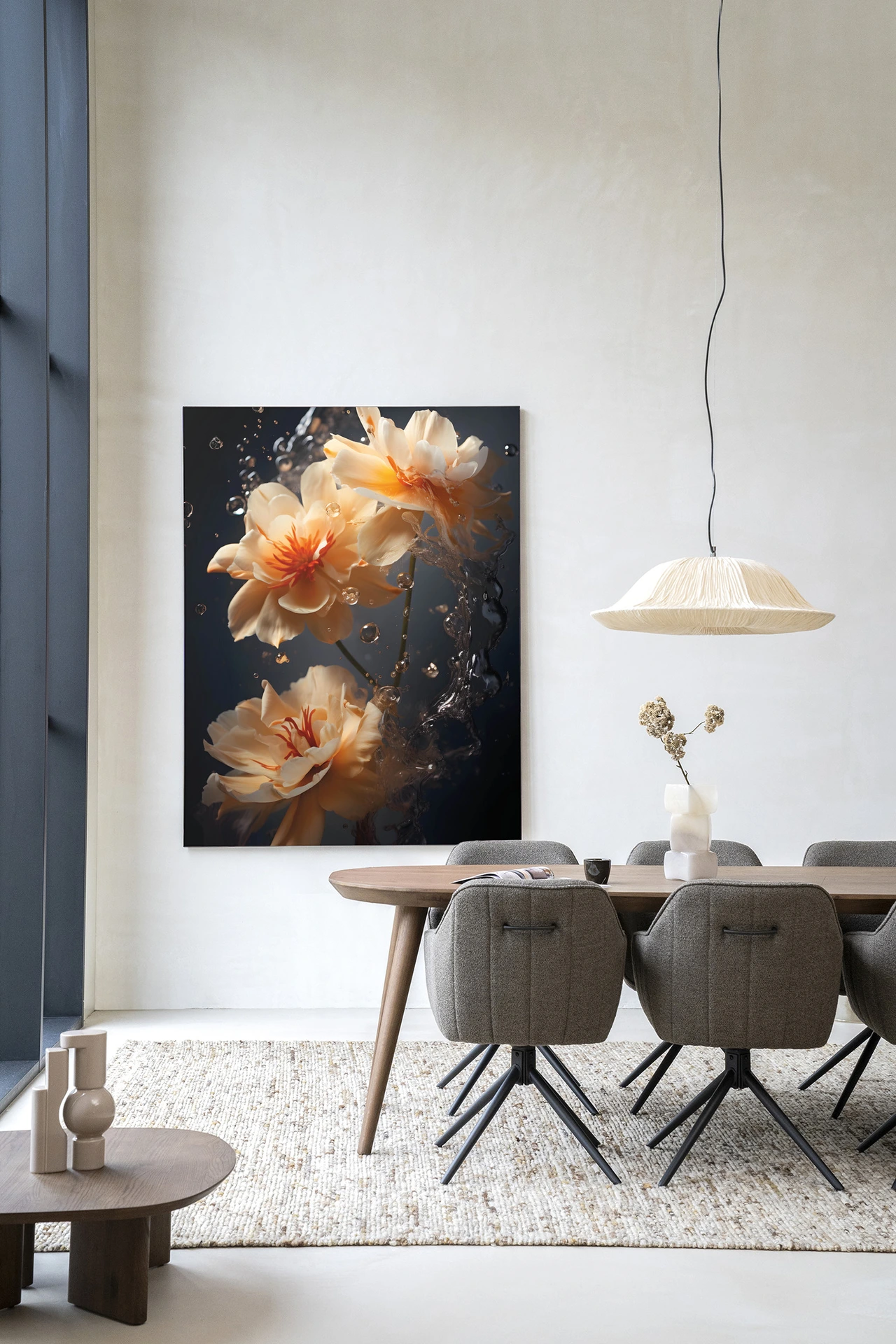 Wandteppich Waterflower Dark - Urban Cotton