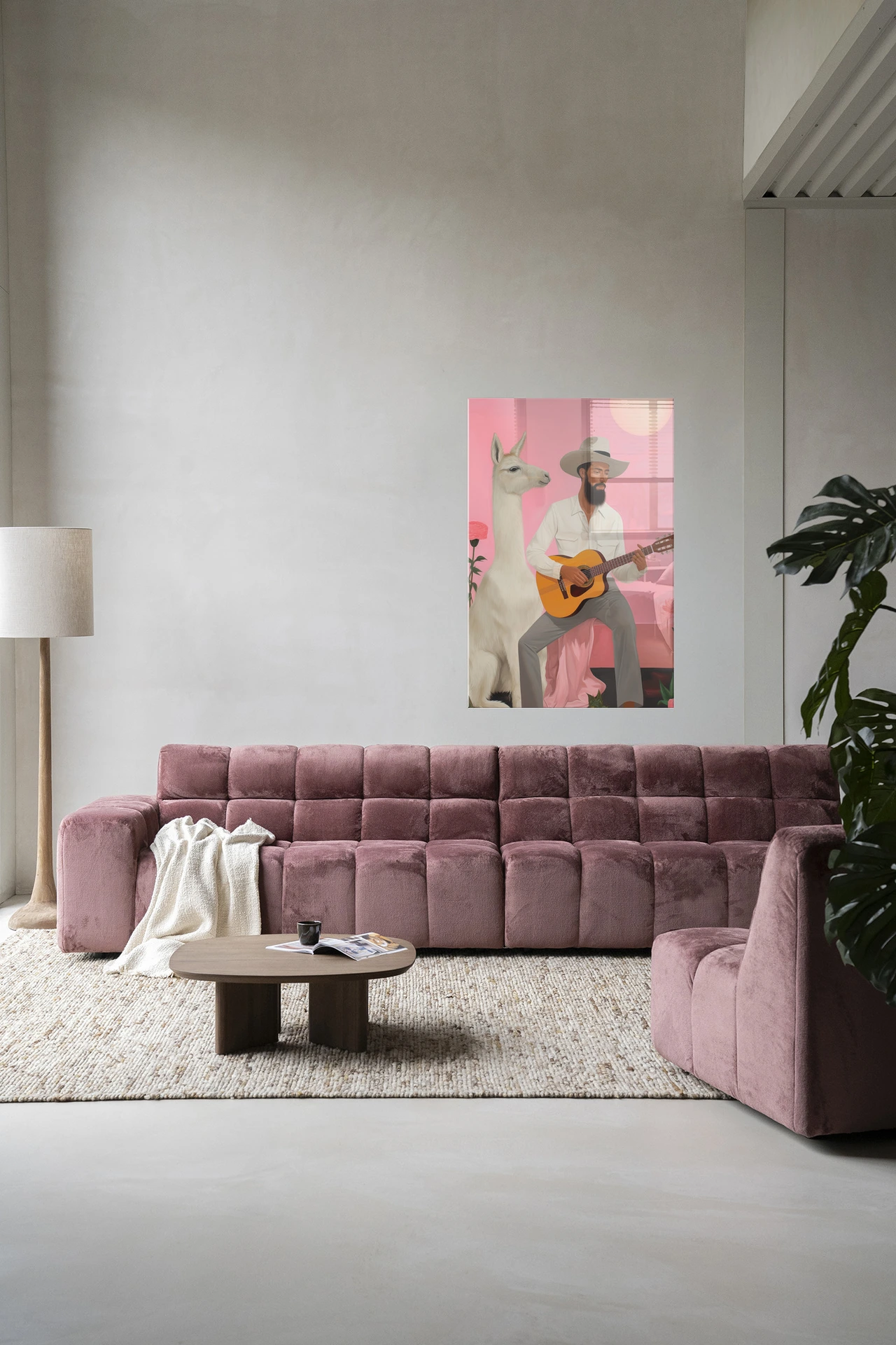 Wandteppich Delilah Lama - Urban Cotton