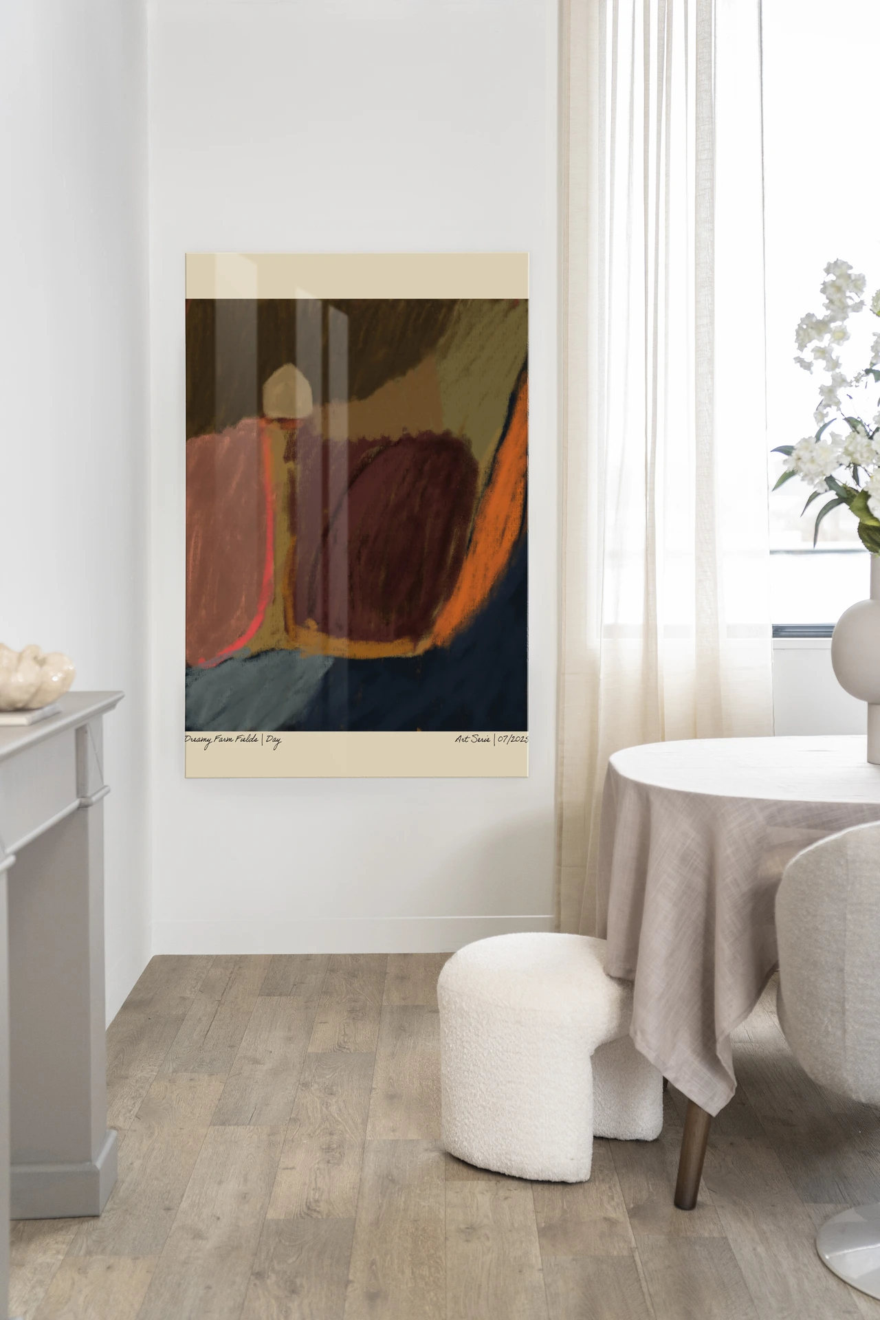 Wandteppich Dreamy Farmfield By Night - Urban Cotton