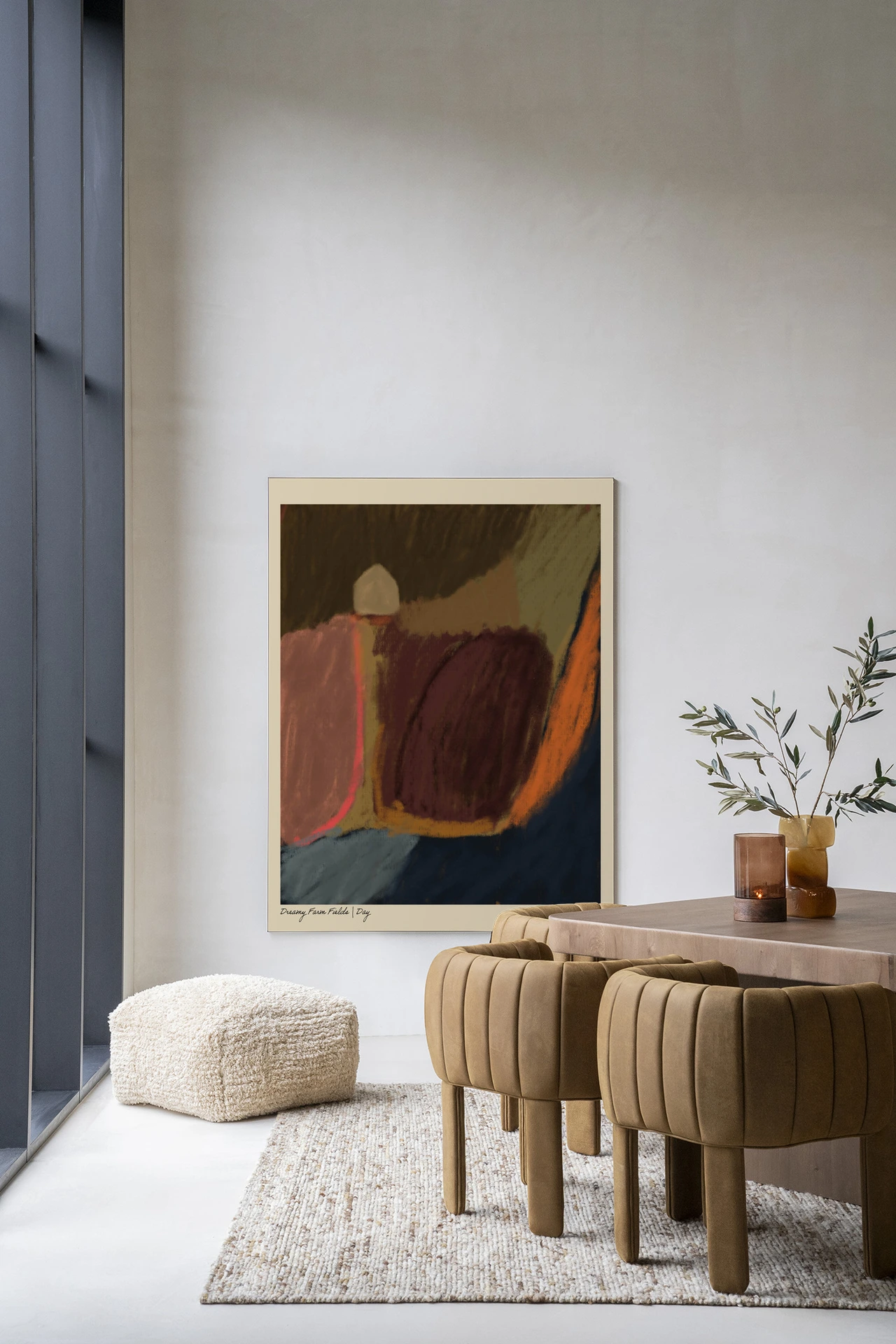 Wandteppich Dreamy Farmfield By Night - Urban Cotton