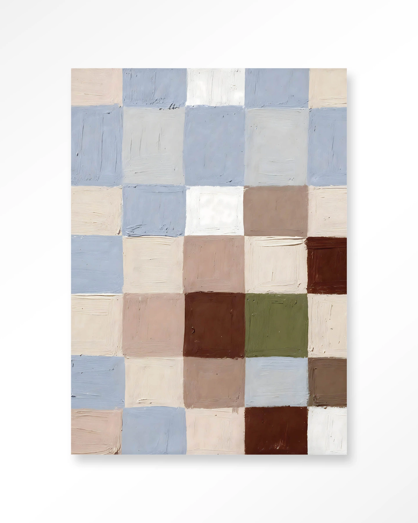 Blue Blocks Wall Hanging, Urban Cotton - Urban Cotton