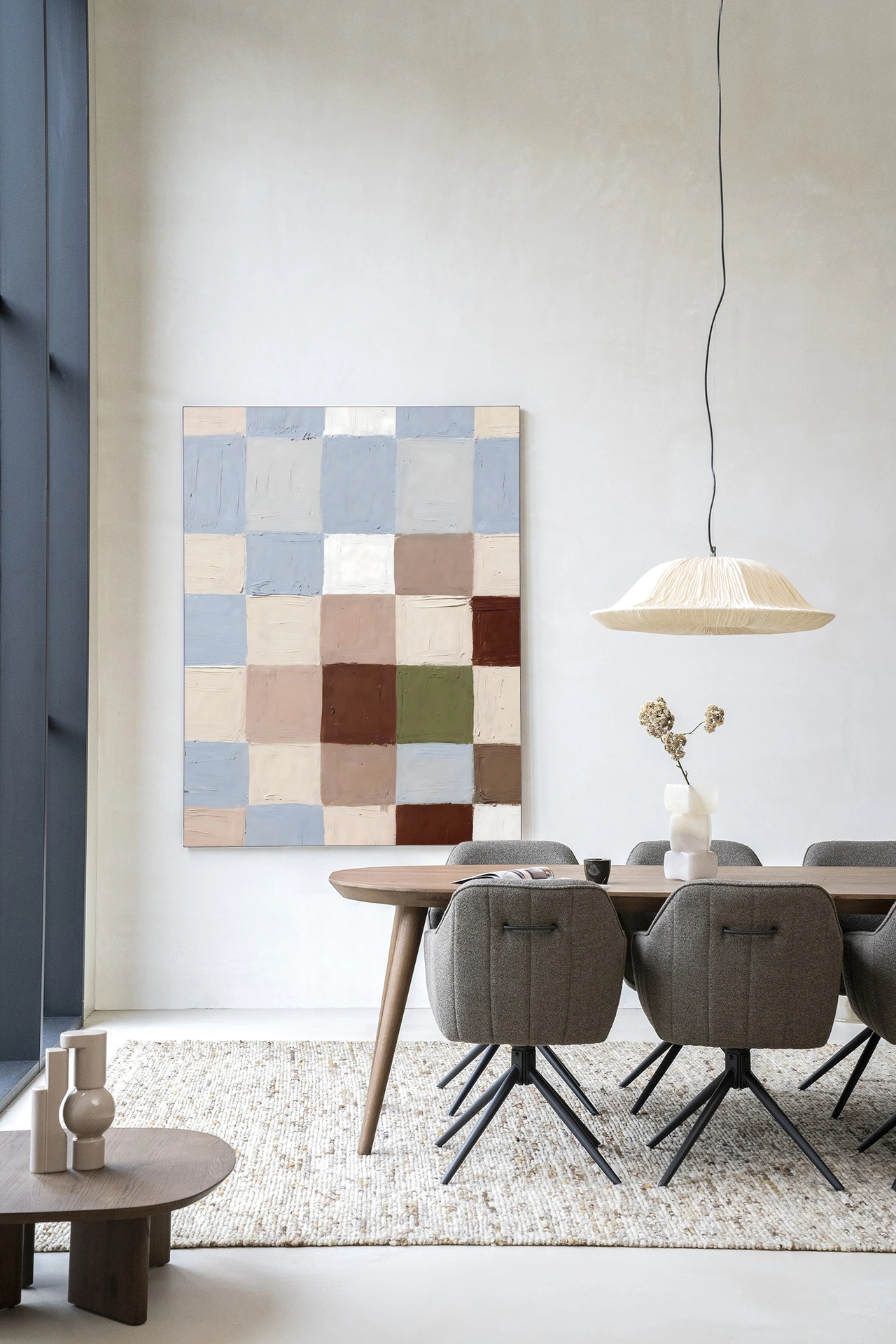 Wandteppich Blue Blocks - Urban Cotton