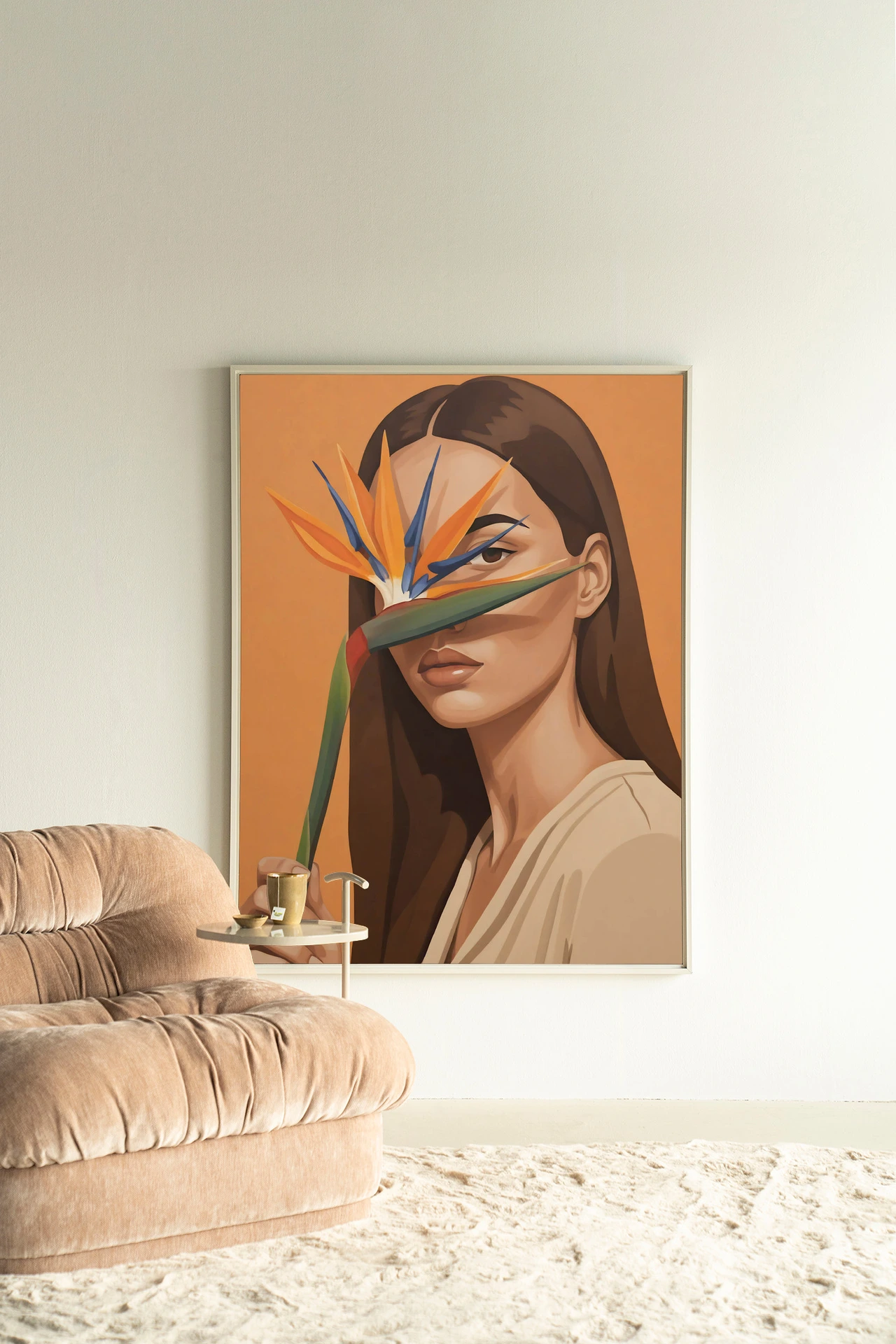 Tapiz de pared Girl Of Paradise - Urban Cotton