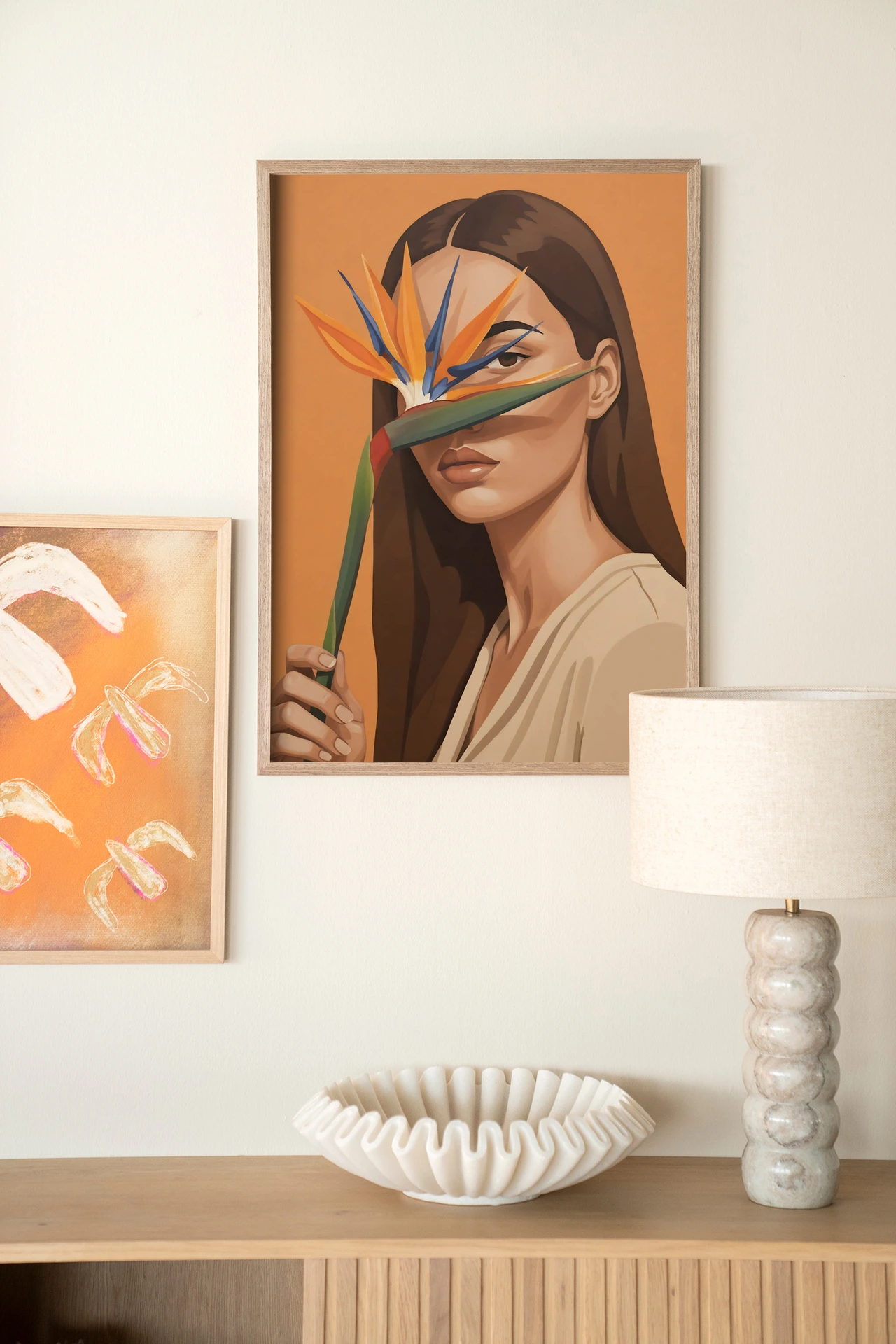 Tapiz de pared Girl Of Paradise - Urban Cotton