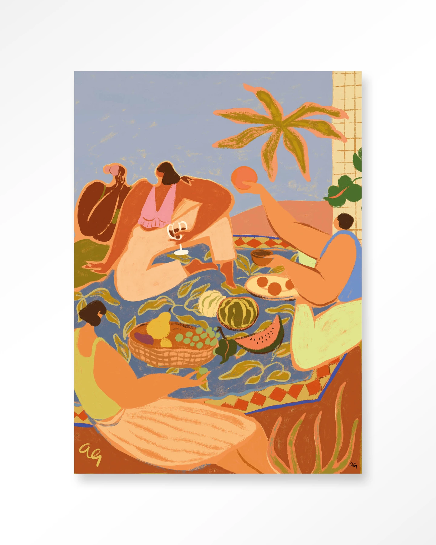 Wall Hanging Summer Picnic - Urban Cotton - Urban Cotton