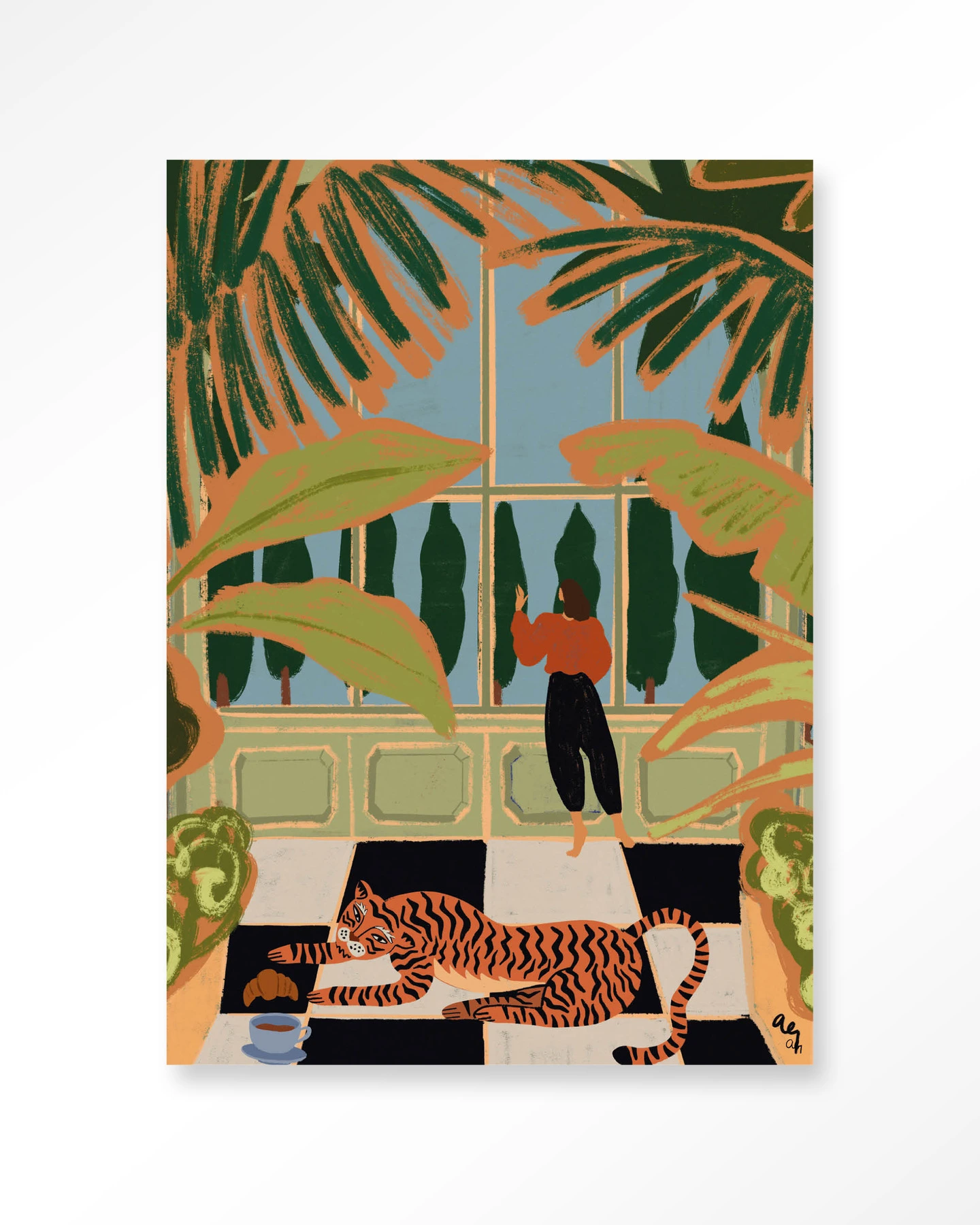 Wall Hanging Green House - Urban Cotton - Urban Cotton