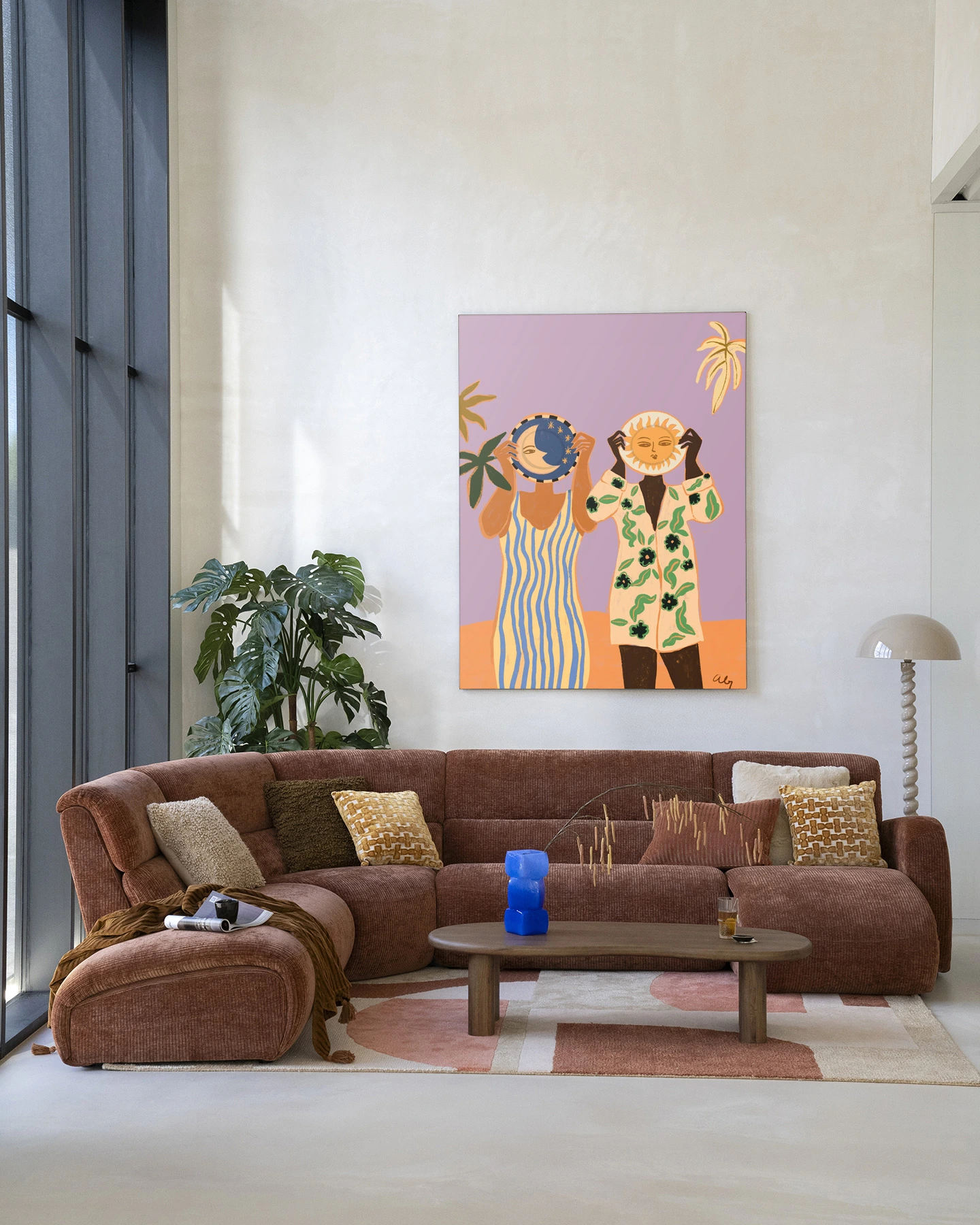 Tapiz de pared Sun & Moon - Urban Cotton