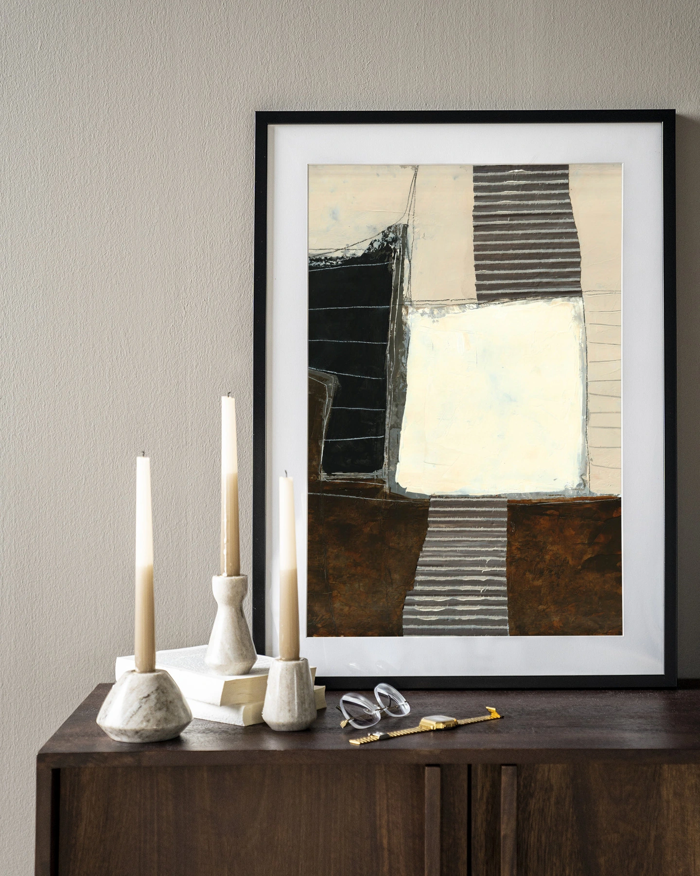 Wandbehang Abstract 8 - Urban Cotton