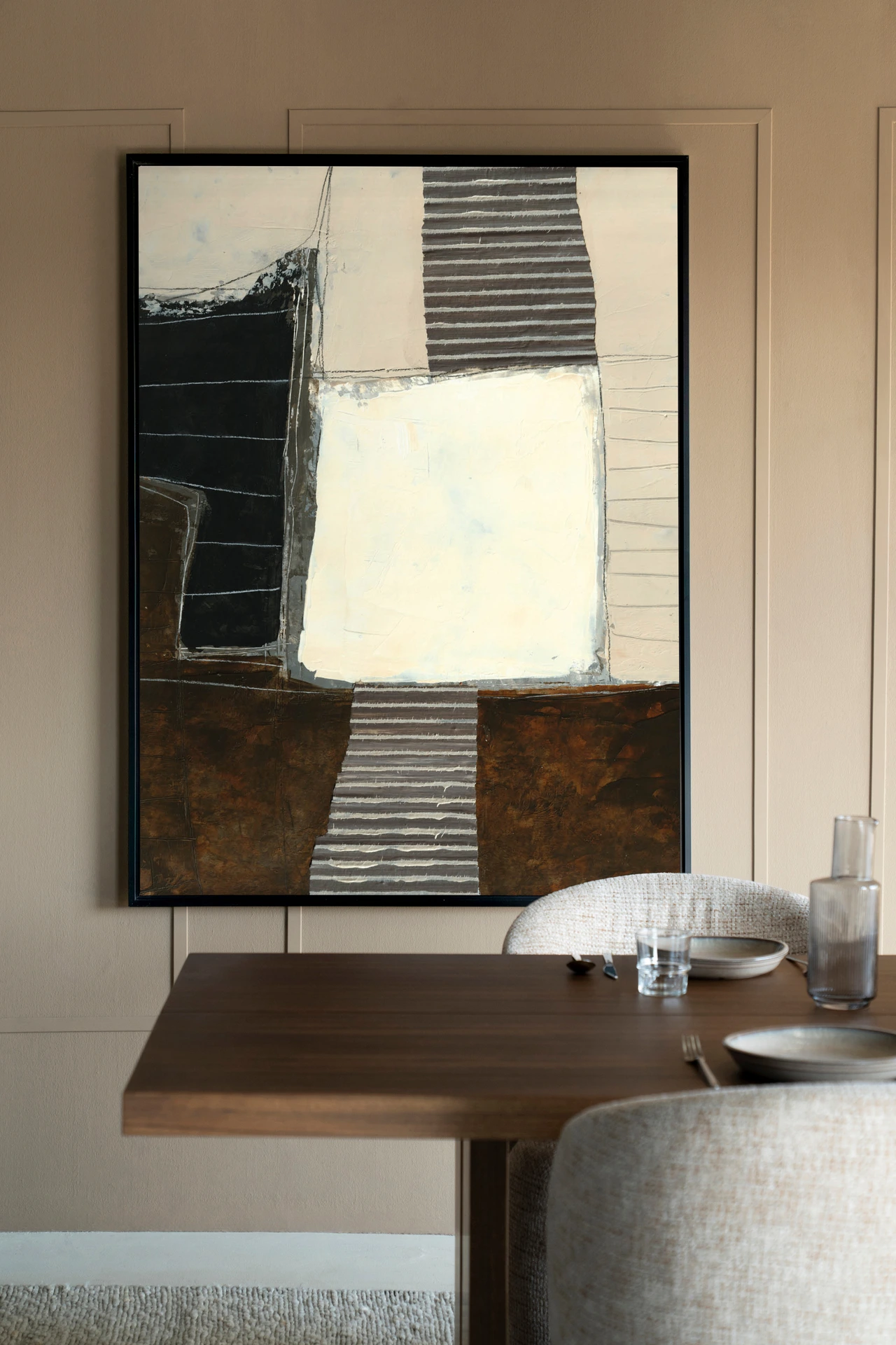 Wandbehang Abstract 8 - Urban Cotton