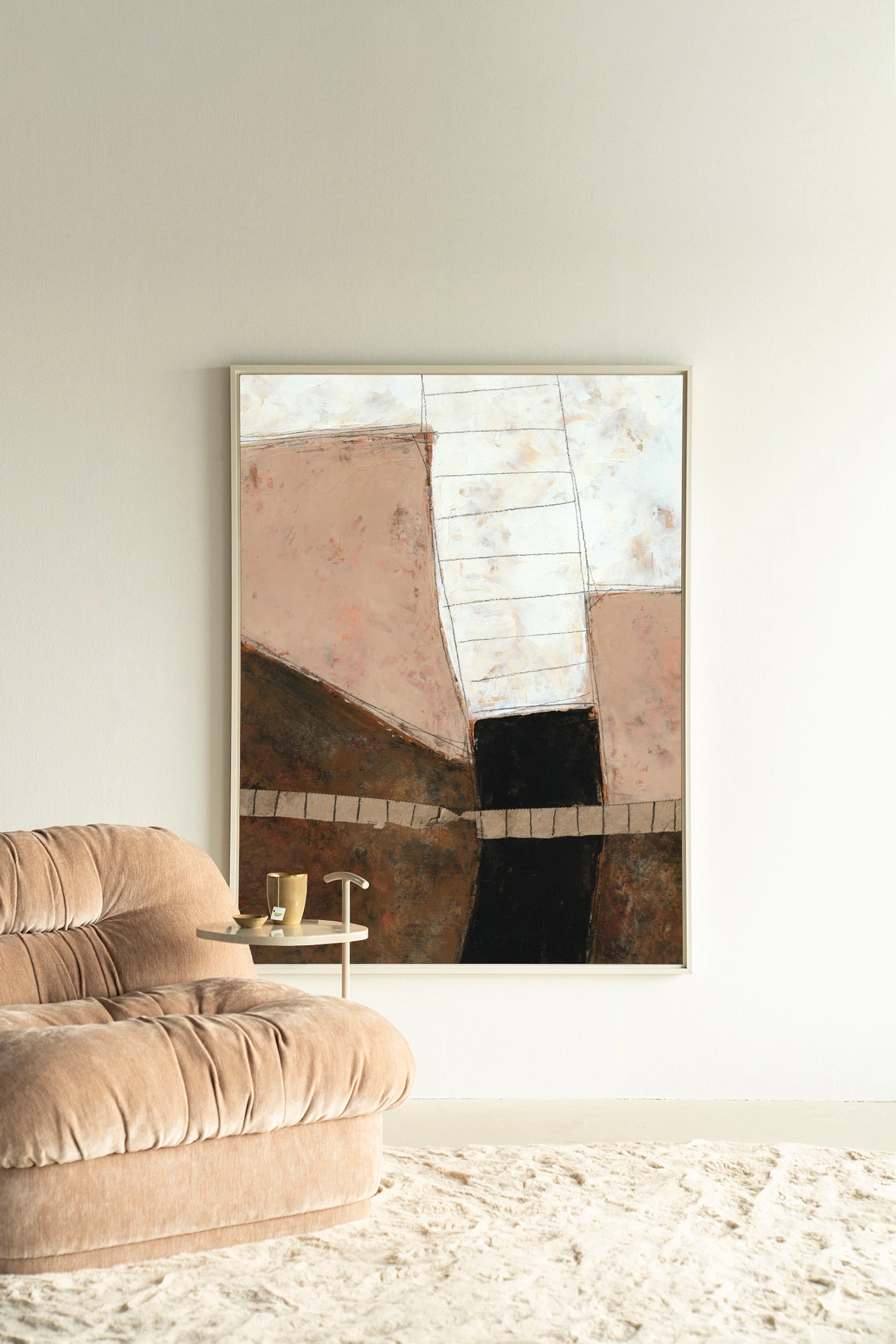 Wandbehang Abstract 9 - Urban Cotton