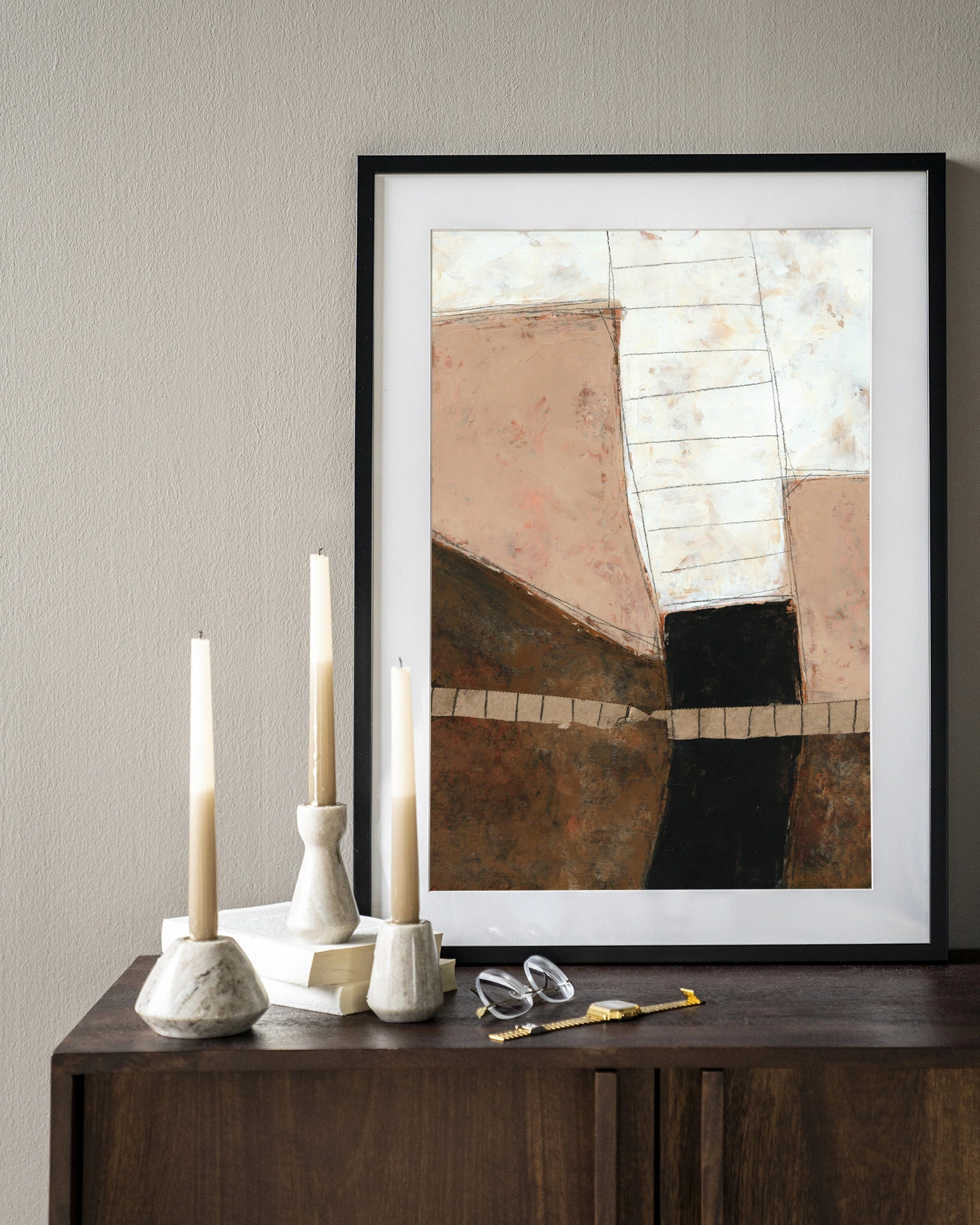 Wandbehang Abstract 9 - Urban Cotton