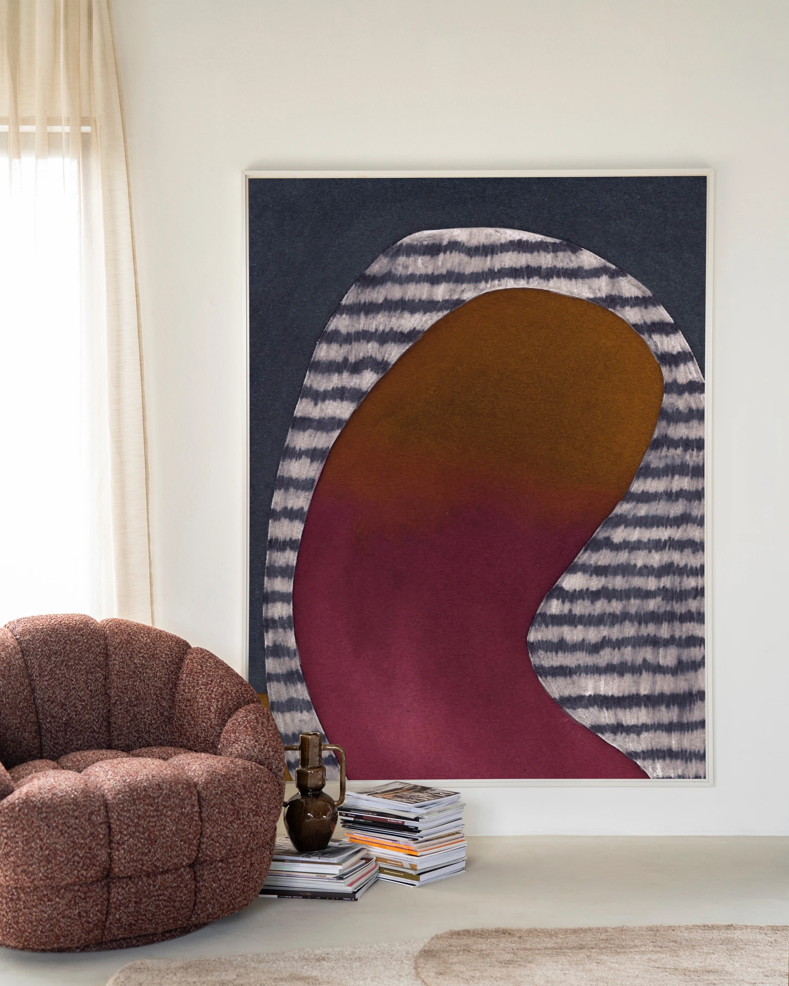 Wandteppich Horizontal Oval - Urban Cotton