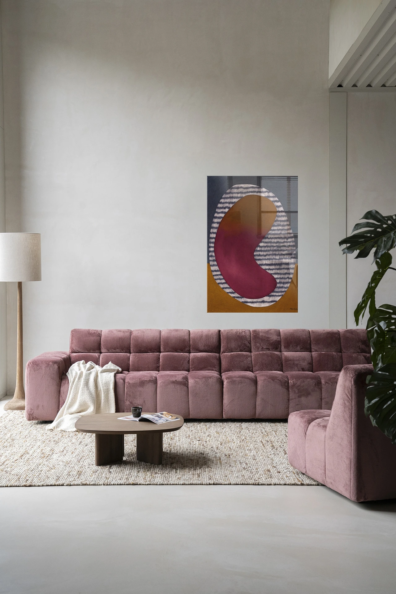 Wandteppich Horizontal Oval - Urban Cotton