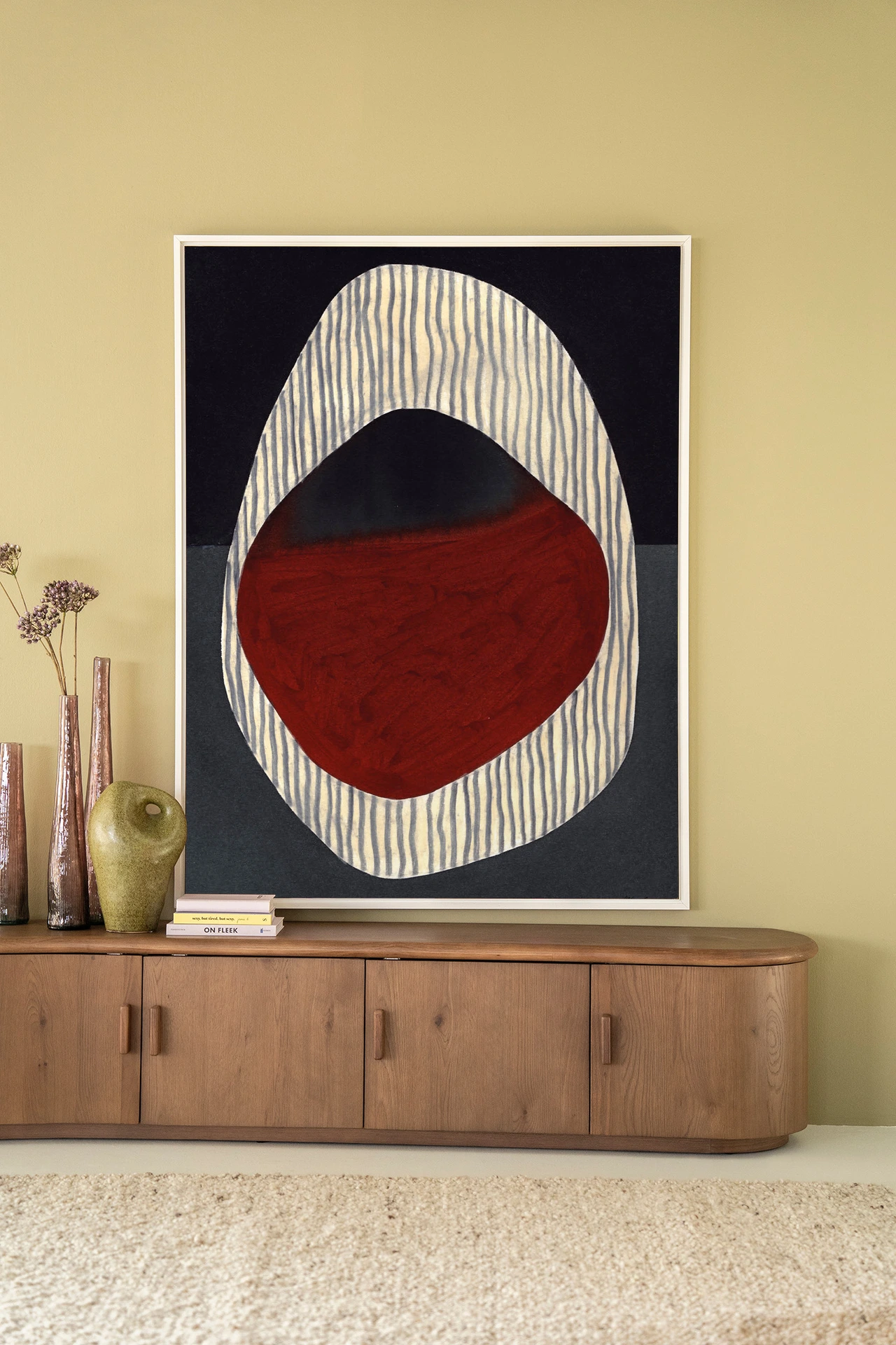 Wandteppich Vertical Oval - Urban Cotton