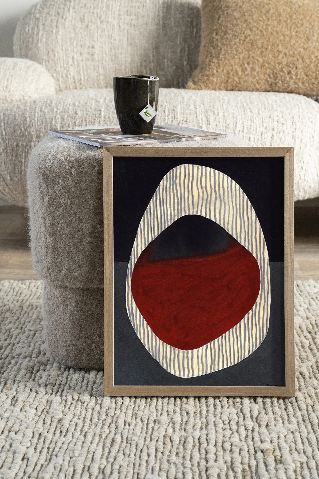 Wandteppich Vertical Oval - Urban Cotton