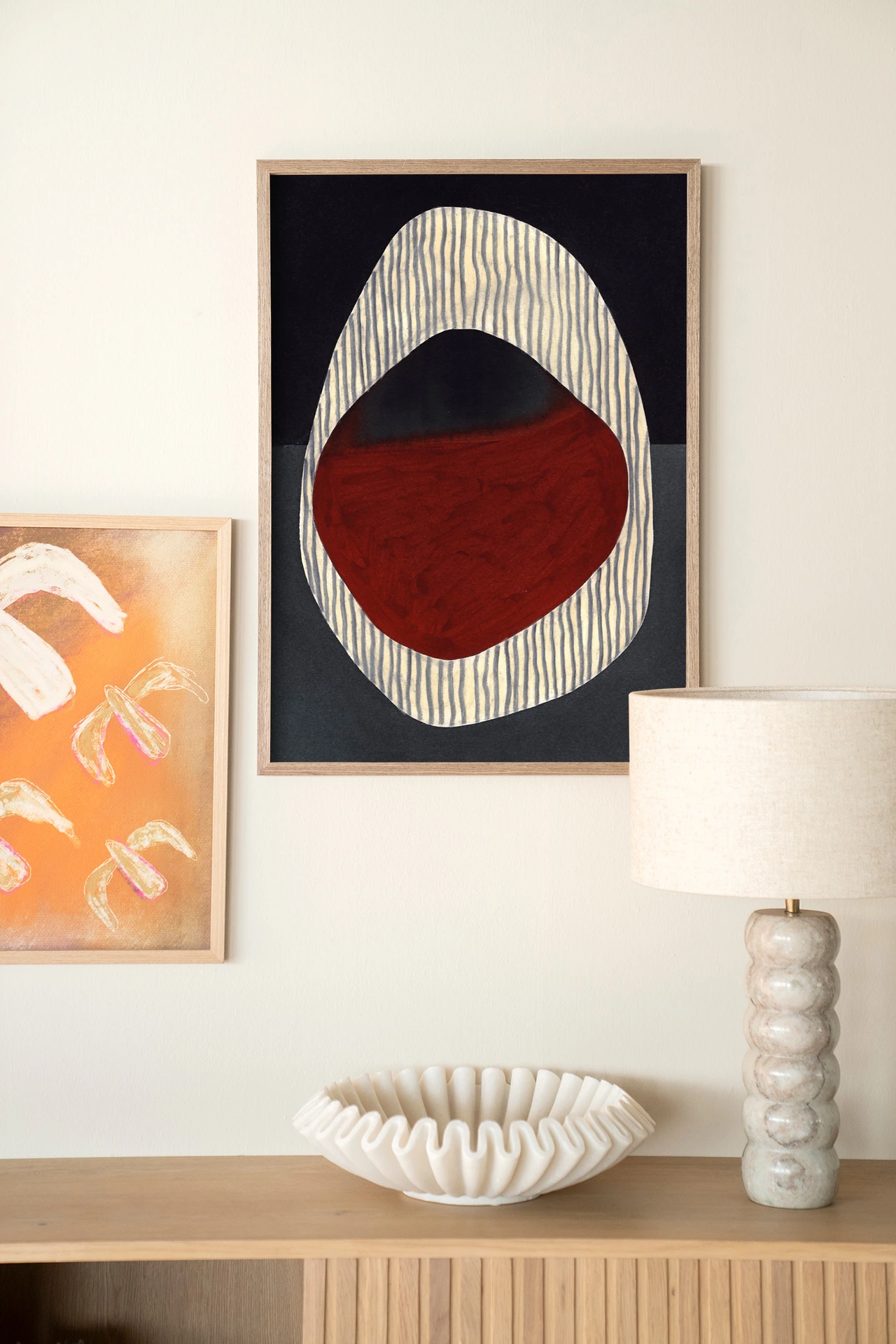 Wandteppich Vertical Oval - Urban Cotton
