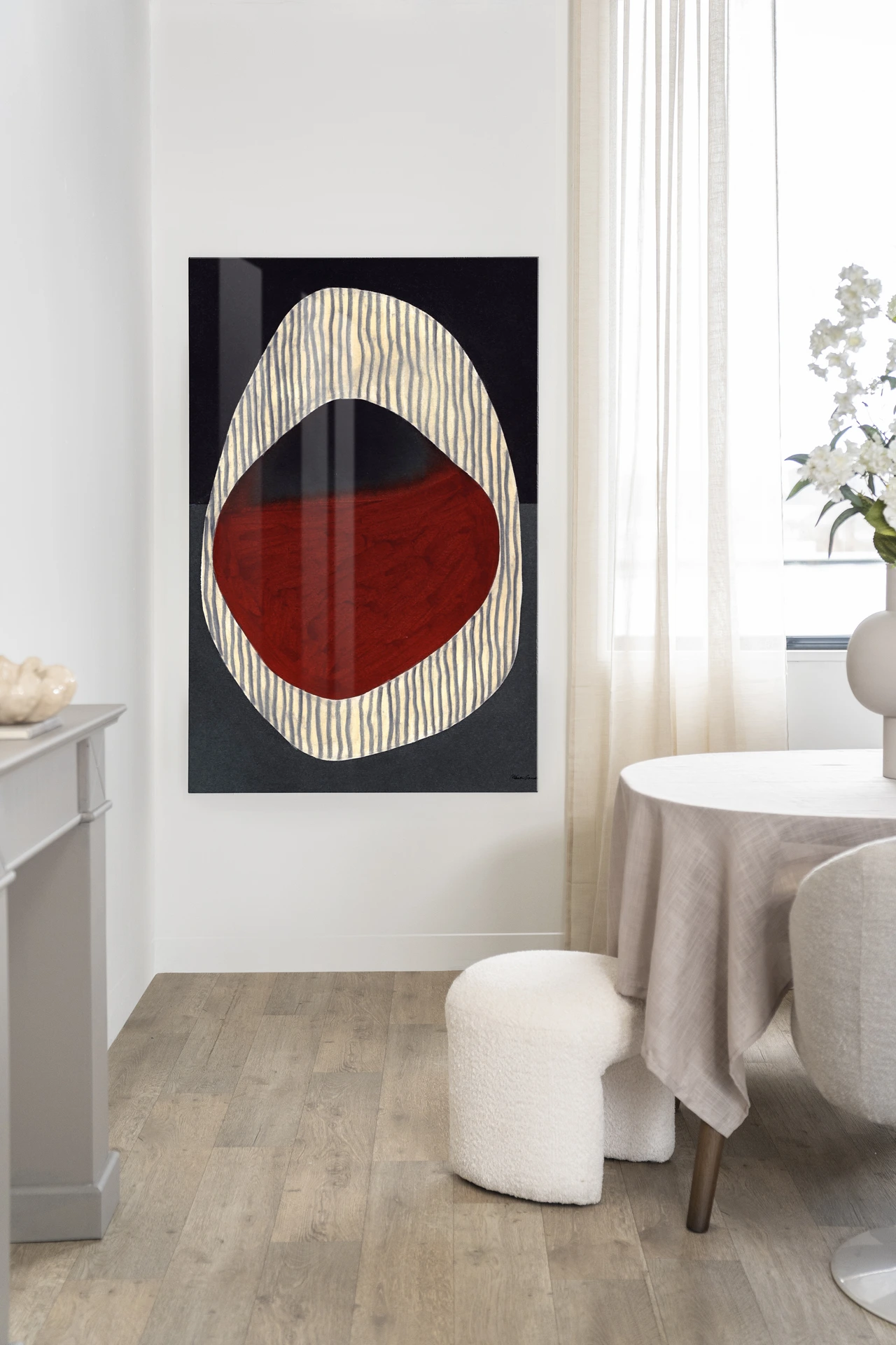 Wandteppich Vertical Oval - Urban Cotton