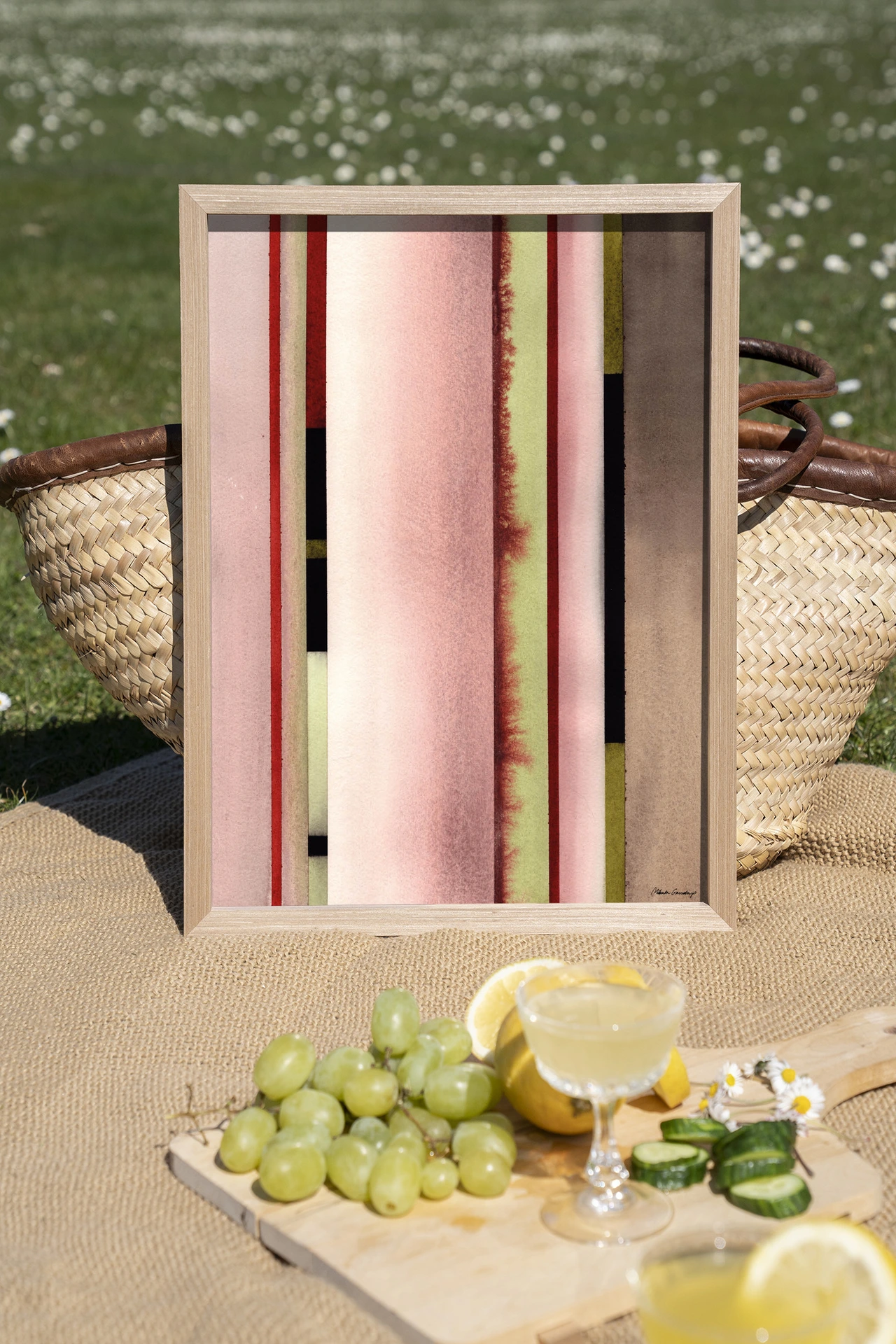 Wandteppich Vertical Rose - Urban Cotton