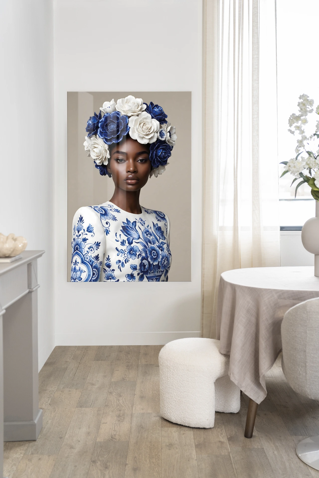Tapiz de pared Blue Duchess - Urban Cotton