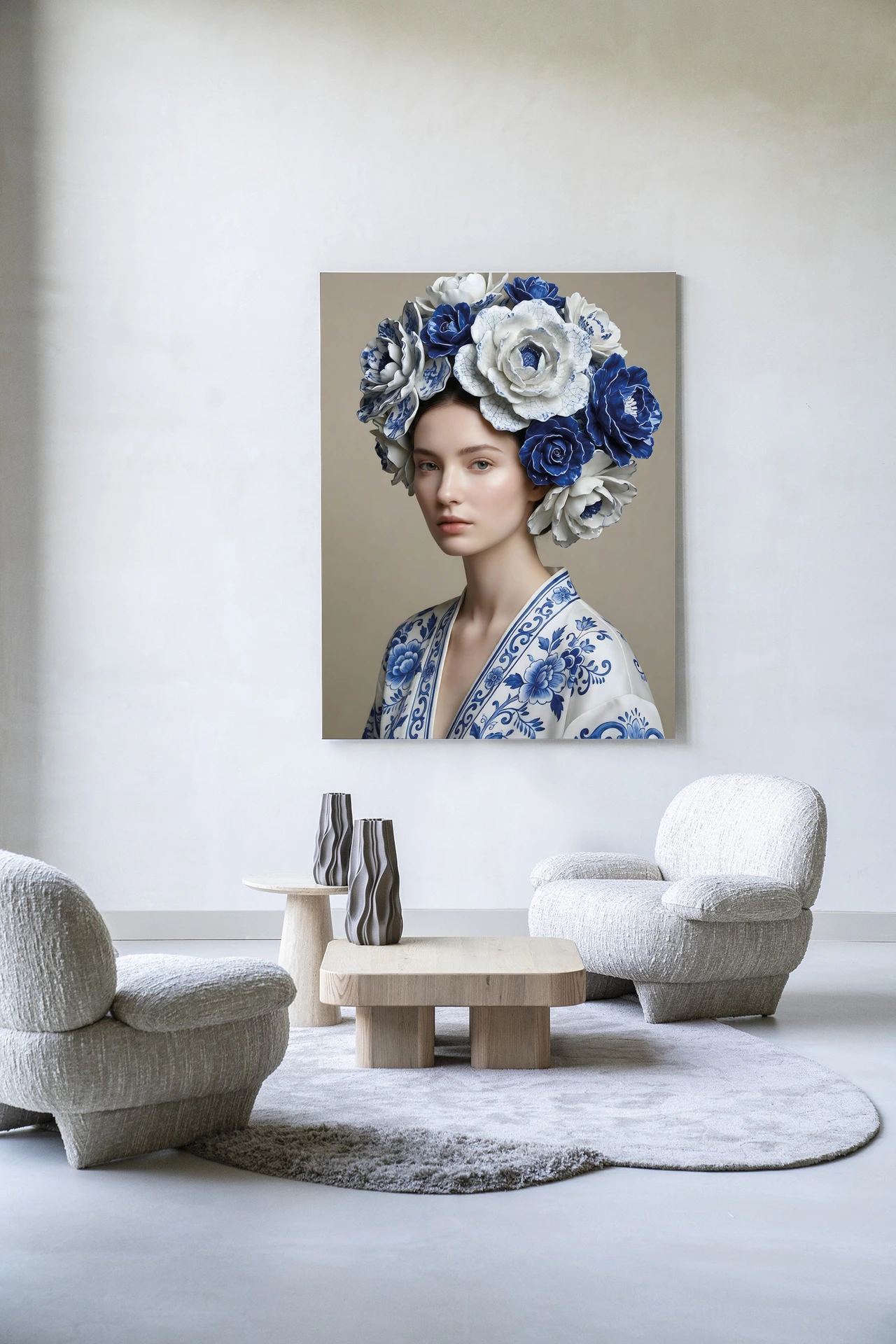 Tapiz de pared Royal Blue - Urban Cotton