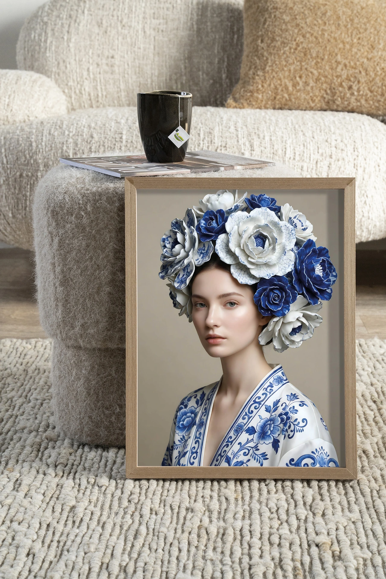 Tapiz de pared Royal Blue - Urban Cotton